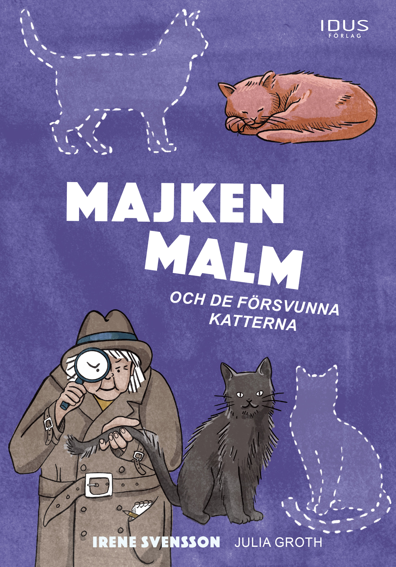Omslag: Majken Malm och de försvunna katterna