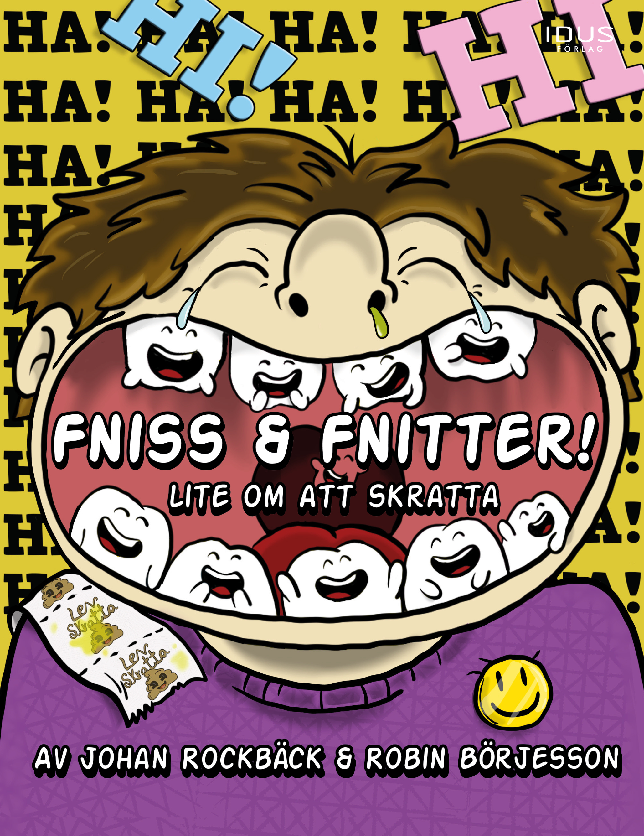 Omslag: Fniss & fnitter! Lite om att skratta