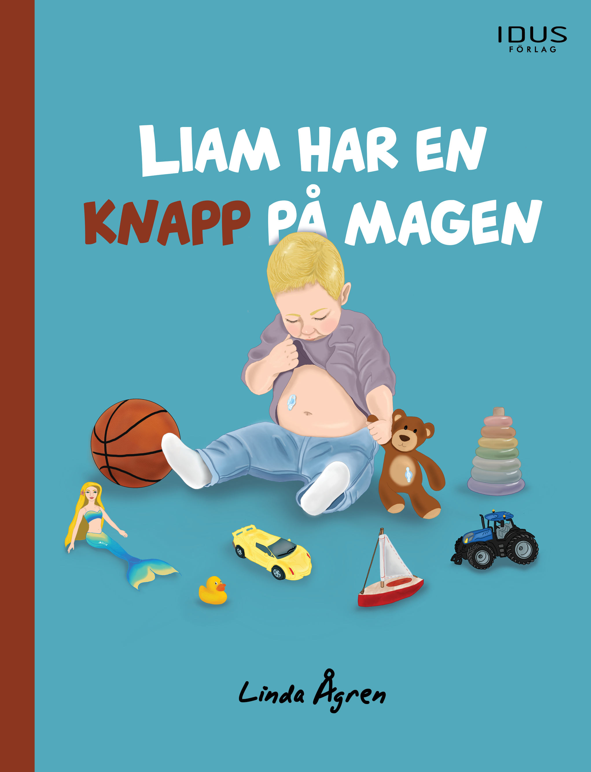 Omslag: Liam har en knapp på magen