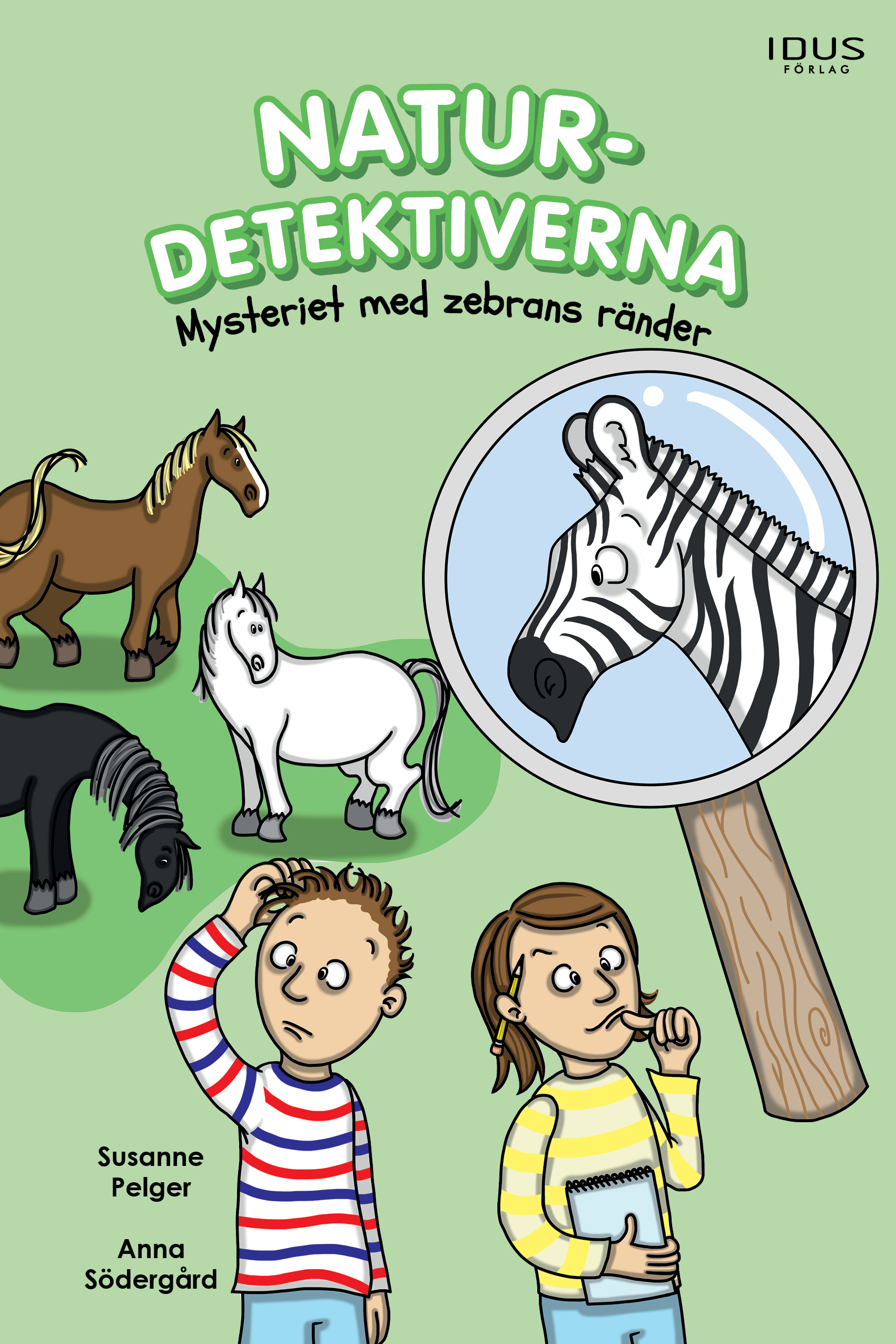 Omslag: Mysteriet med zebrans ränder