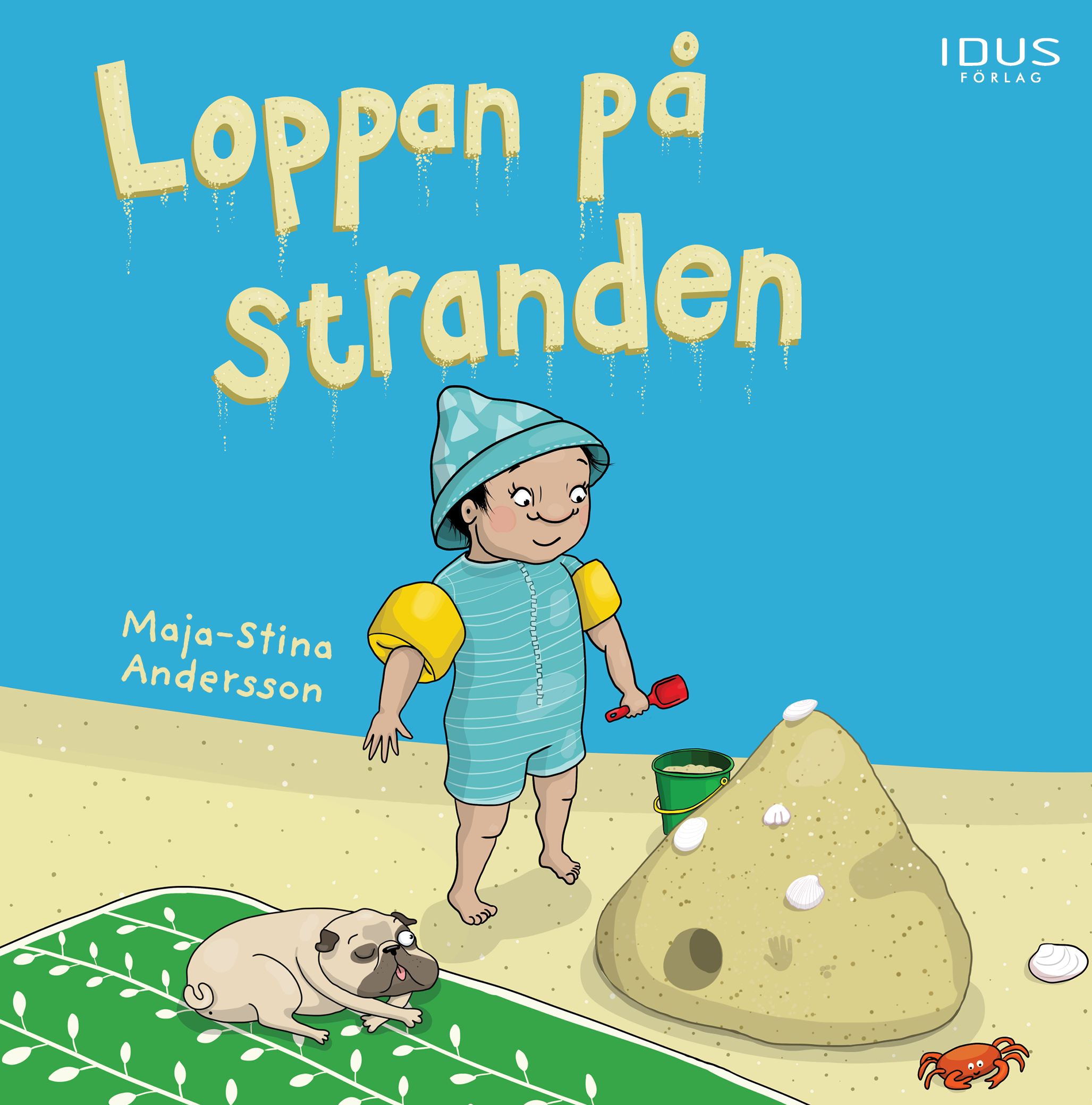 Omslag: Loppan på stranden