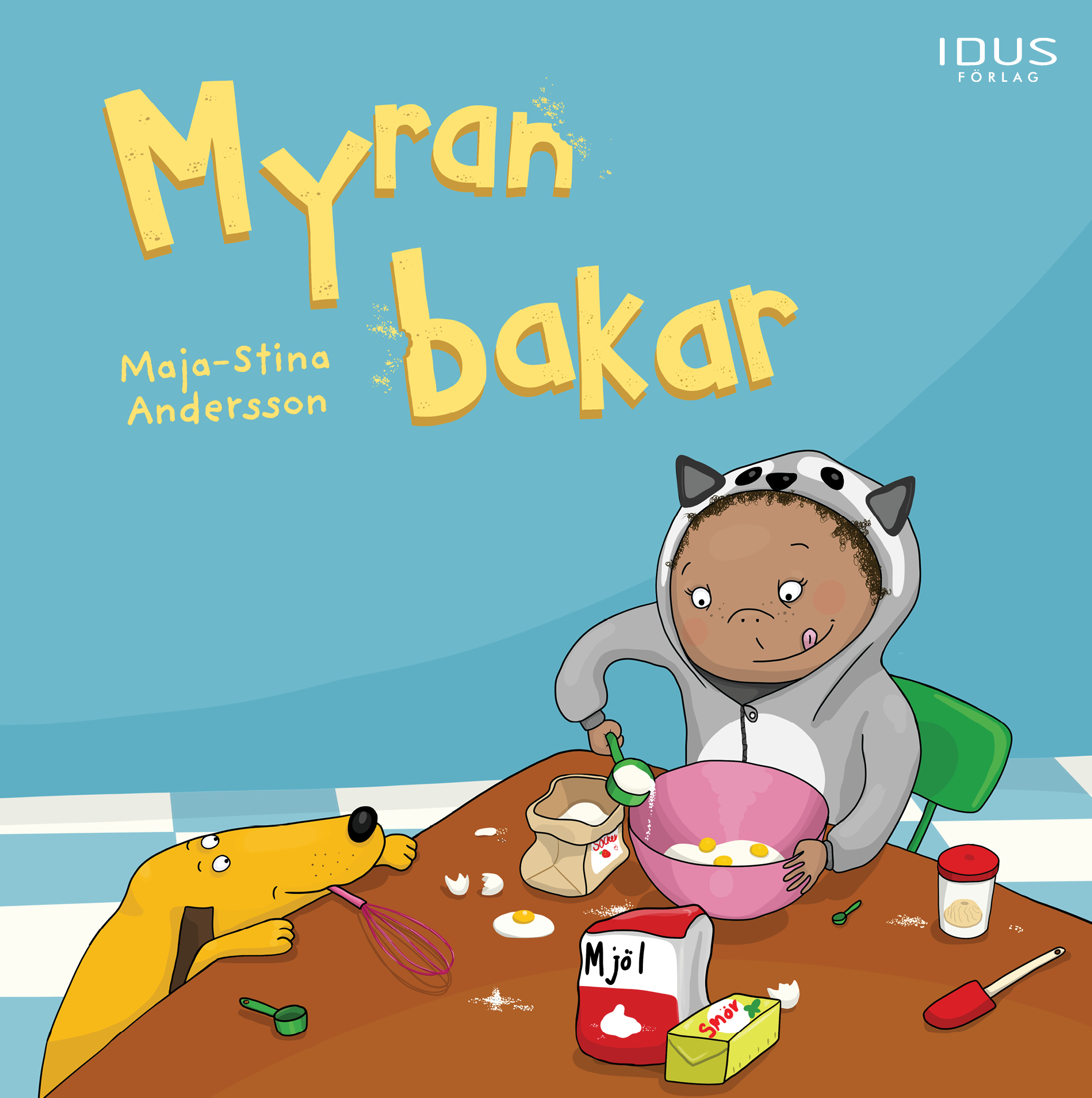 Omslag: Myran bakar