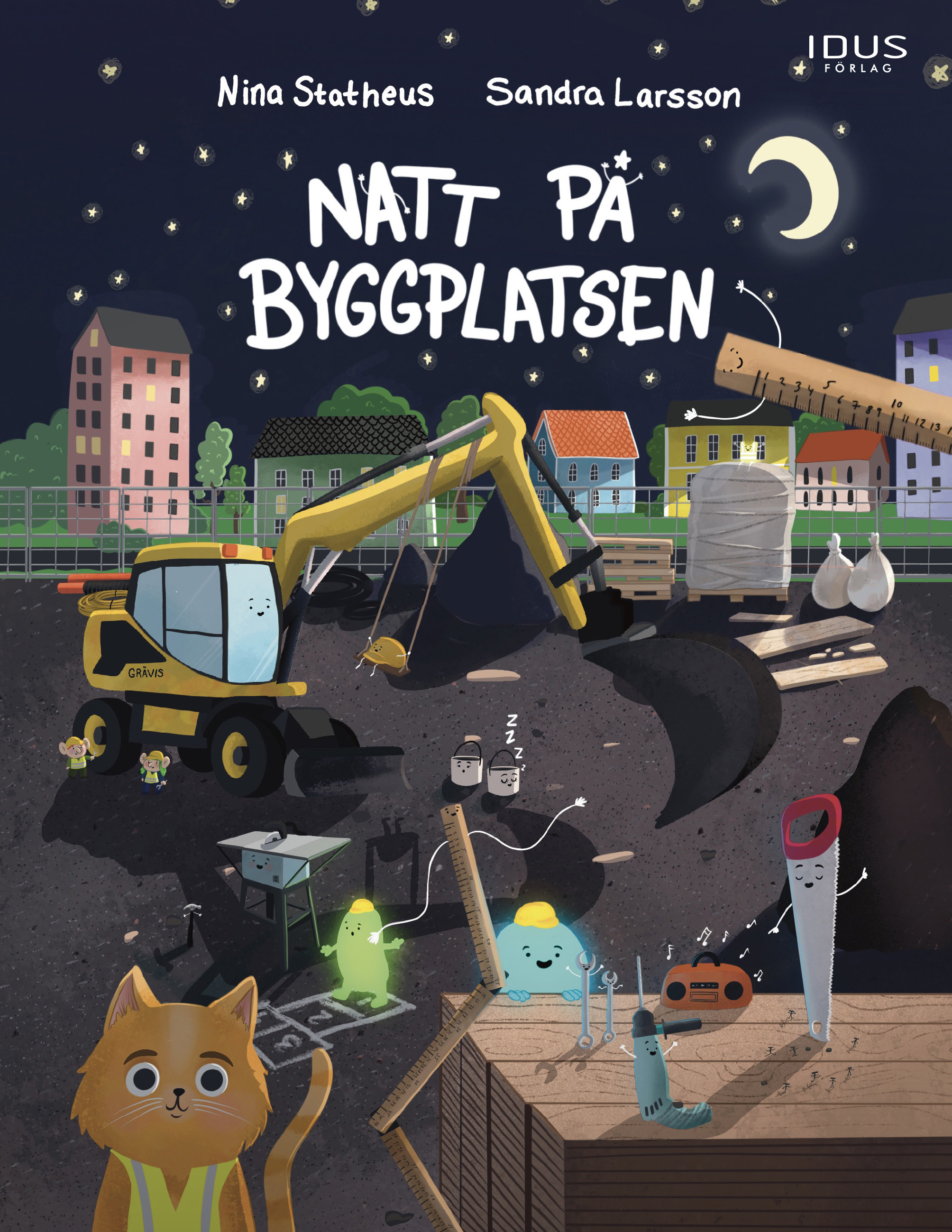Omslag: Natt på byggplatsen