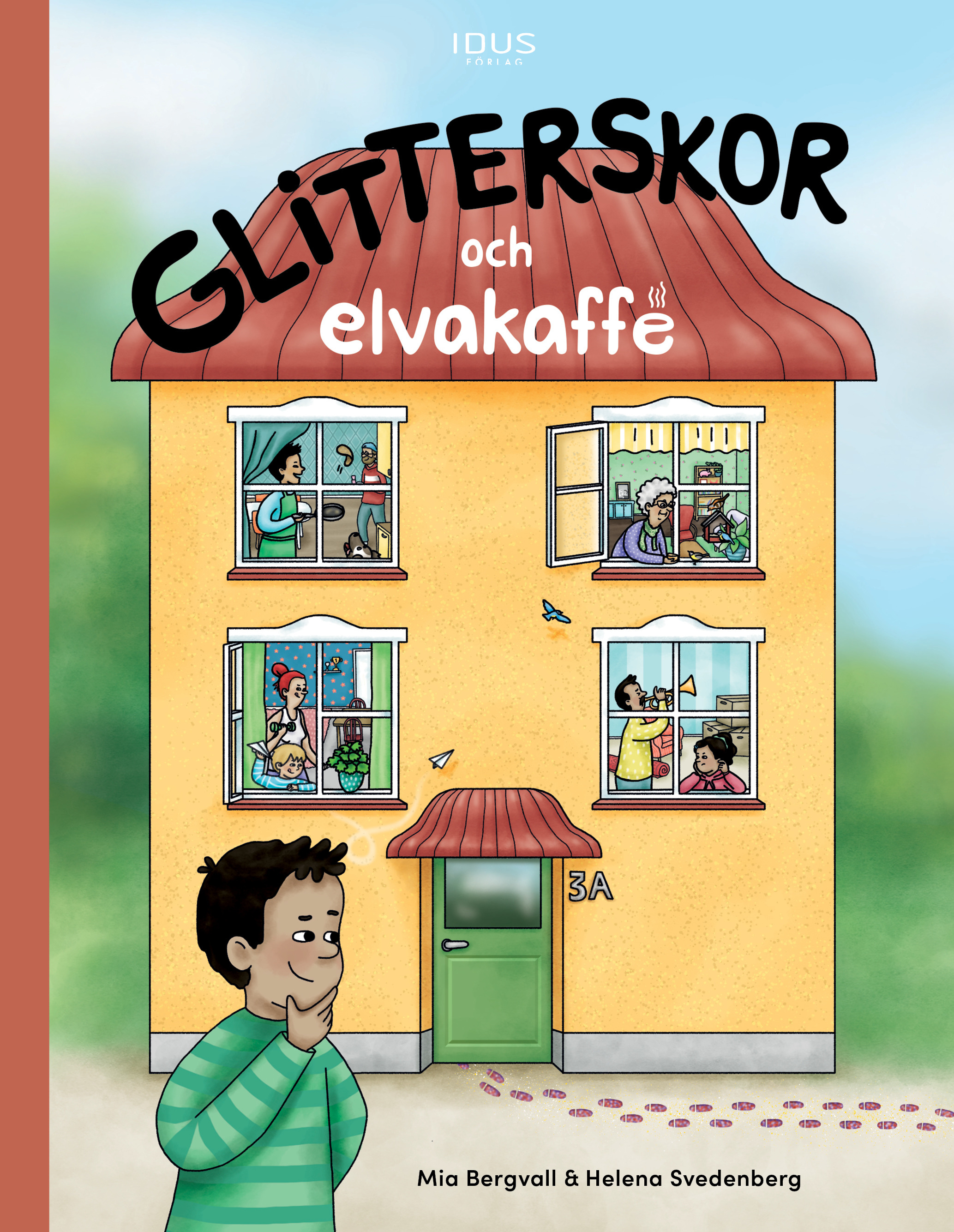 Omslag: Glitterskor och elvakaffe