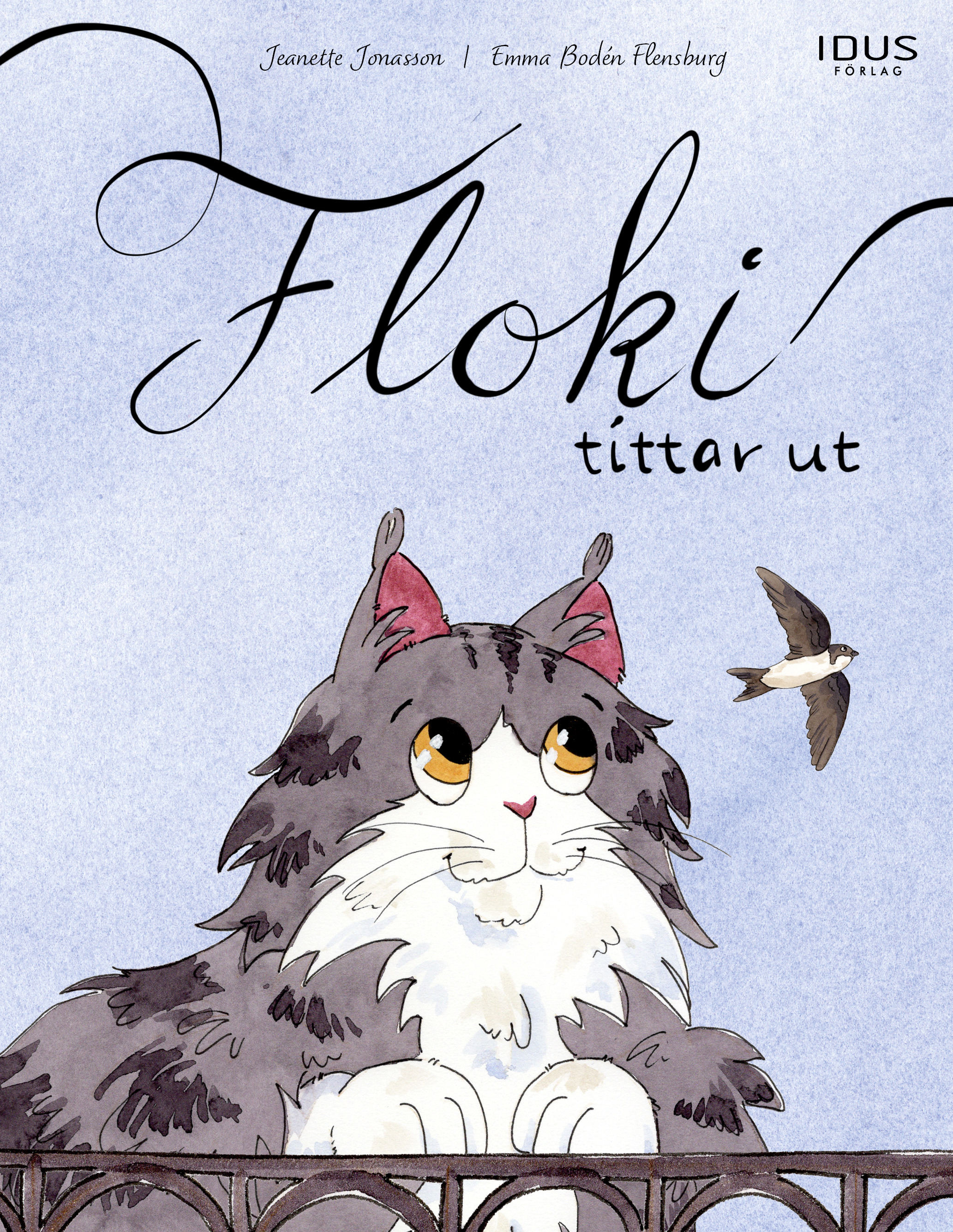 Omslag: Floki tittar ut