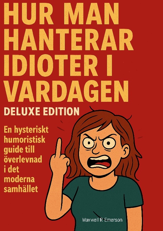 Omslag: Hur man hanterar idioter i vardagen - deluxe edition : en hysteriskt humorist