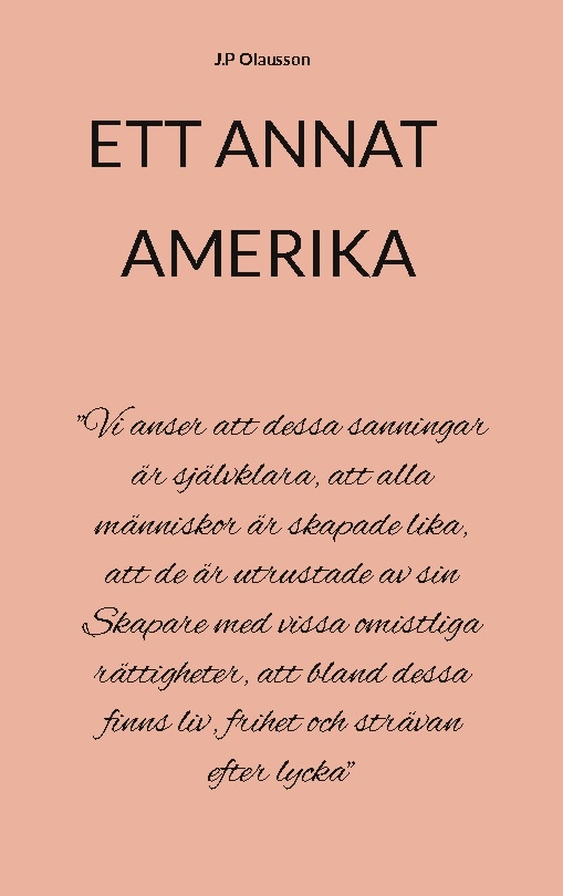 Omslag: Ett annat Amerika