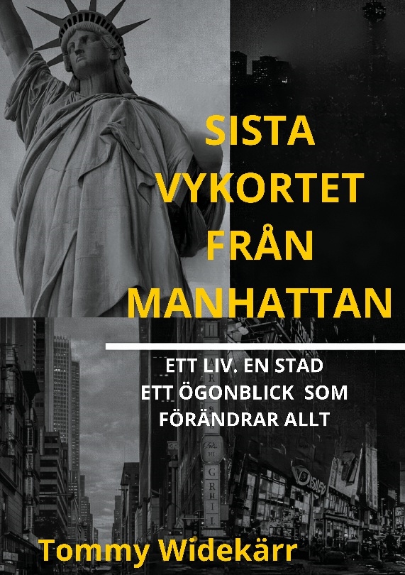 Omslag: Sista vykortet från Manhattan