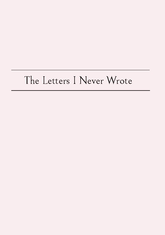 Omslag: the letters i never wrote