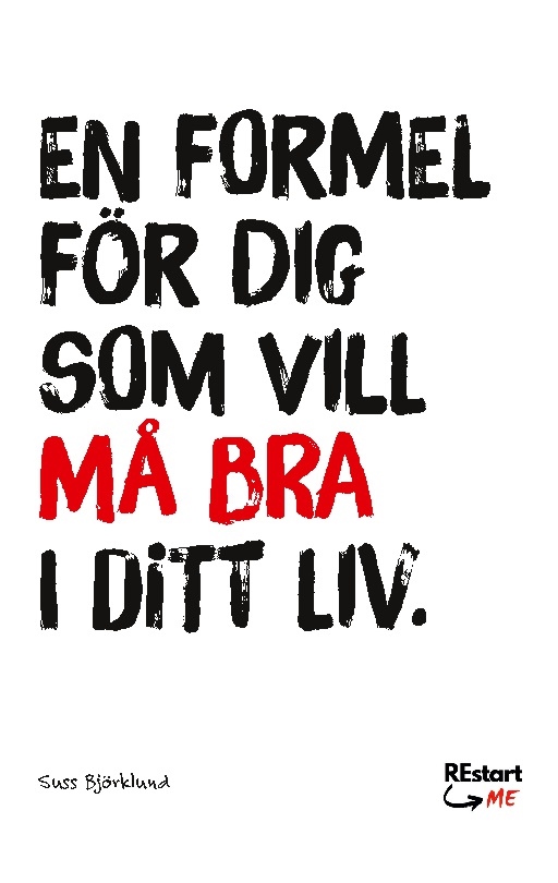 Omslag: Restart me : en formel för dig som vill må bra i ditt liv