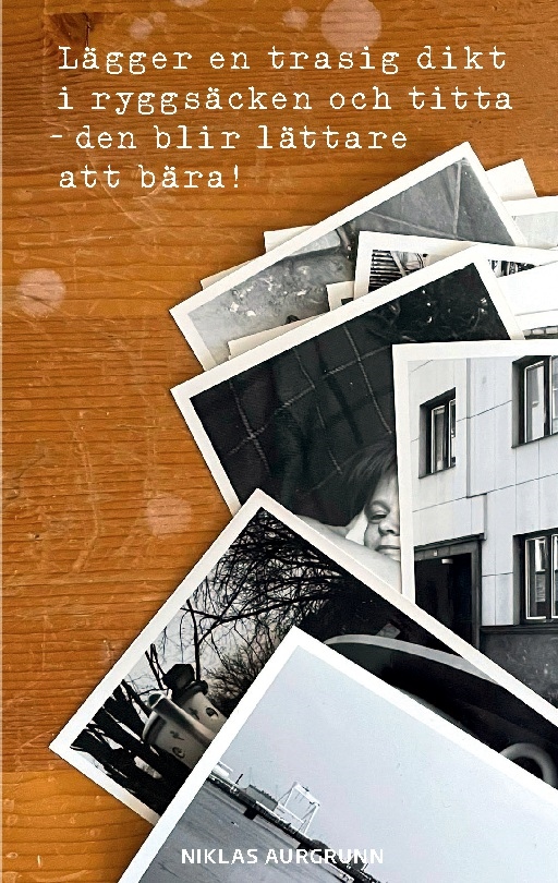 Omslag: Lägger en trasig dikt i ryggsäcken
