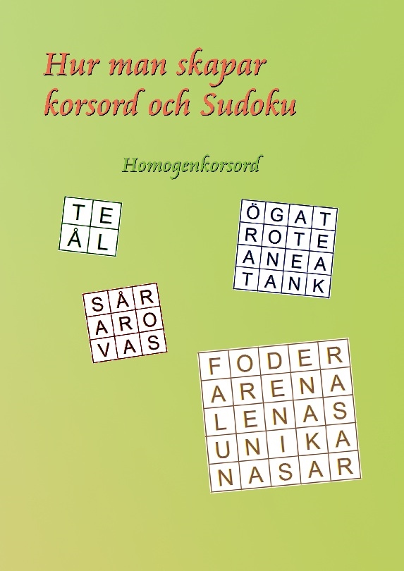 Omslag: Korsord och Sudoku : hur man gör egna korsord och Sudoku
