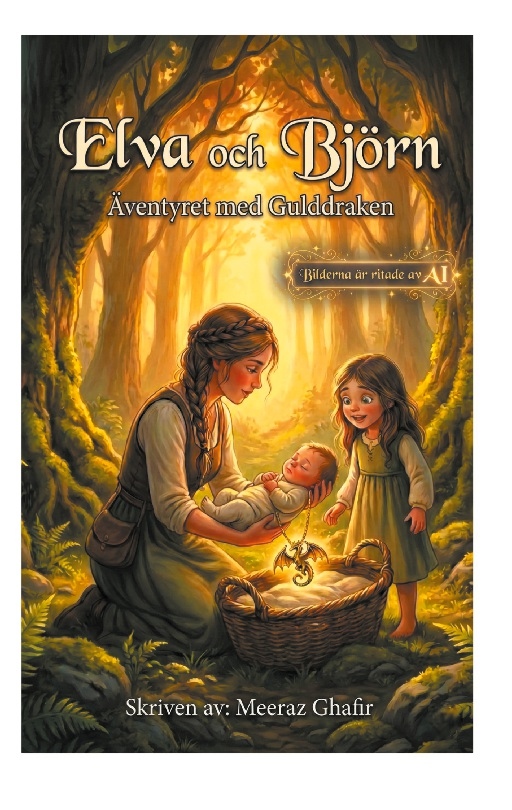 Omslag: Elva och Björn : Äventyret med Gulddraken