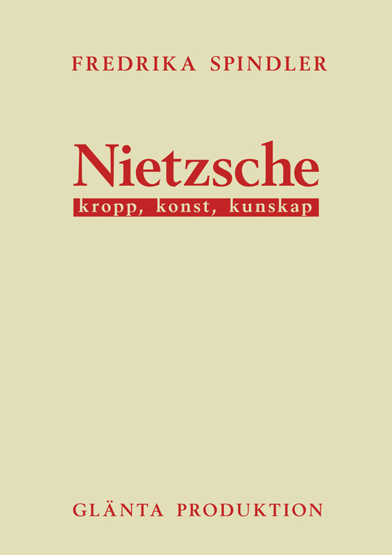 Omslag: Nietzsche : kropp, konst, kunskap