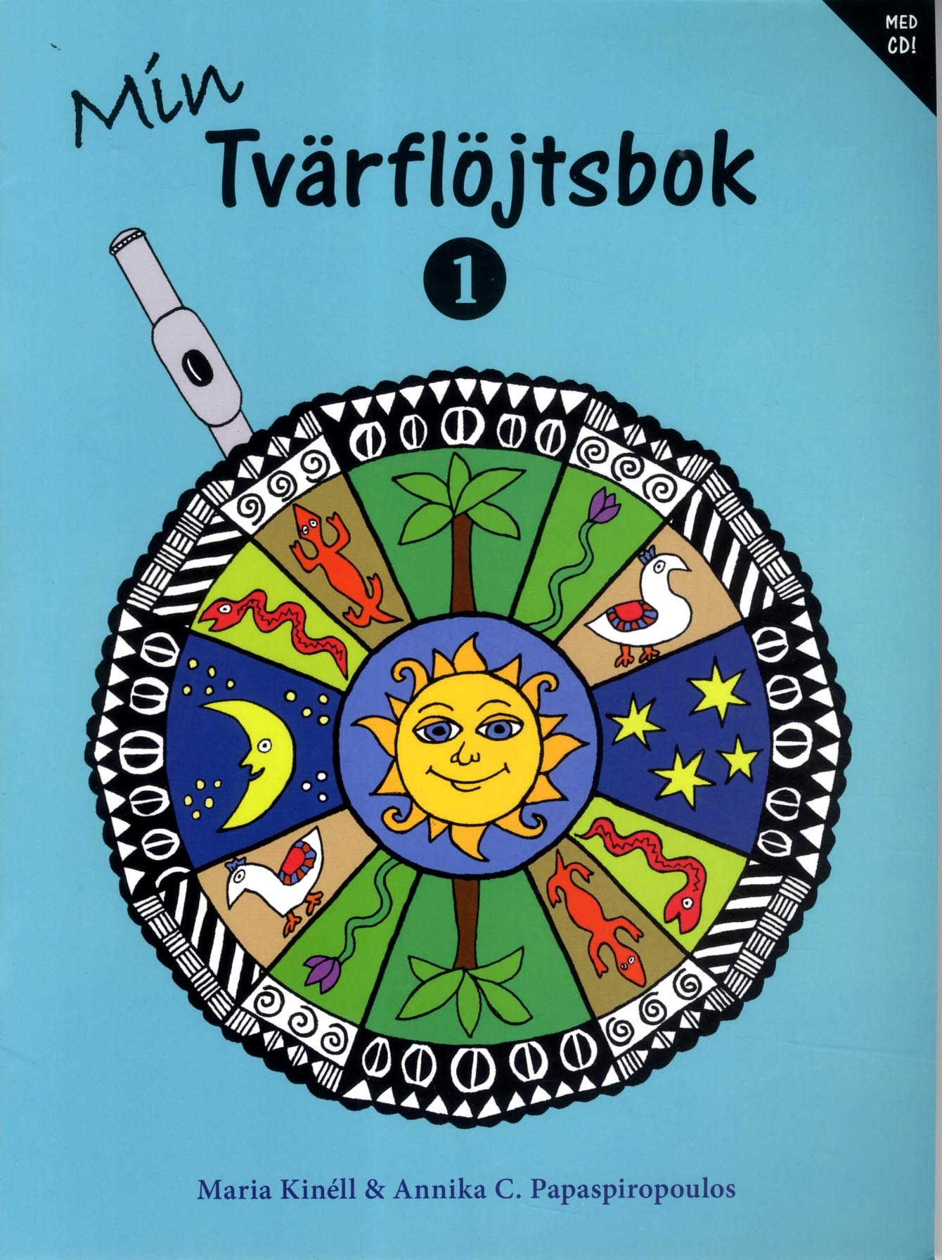 Omslag: Min tvärflöjtsbok 1 (inkl CD)