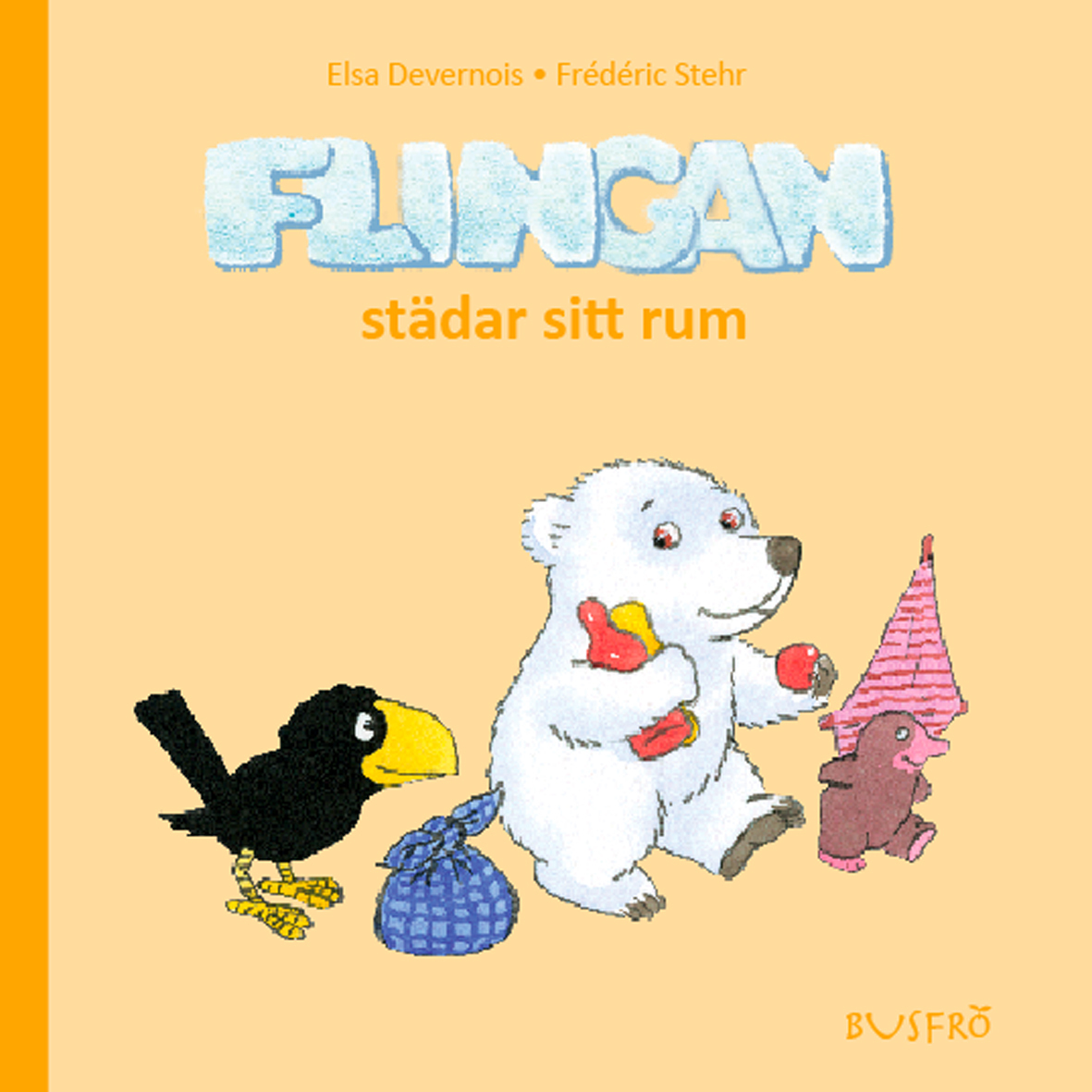 Omslag: Flingan städar sitt rum