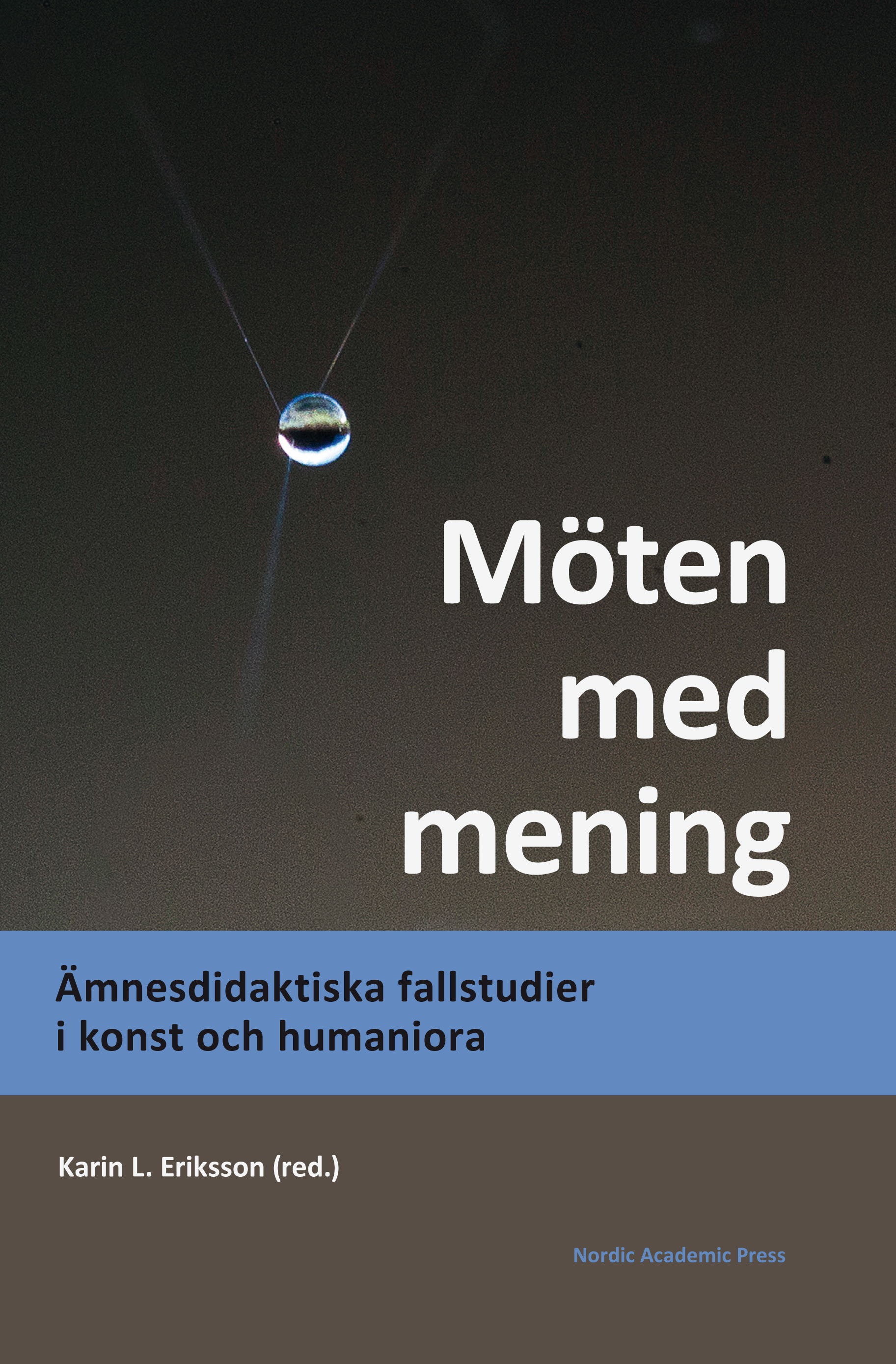 Omslag: Möten med mening : ämnesdidaktiska fallstudier i konst och humaniora