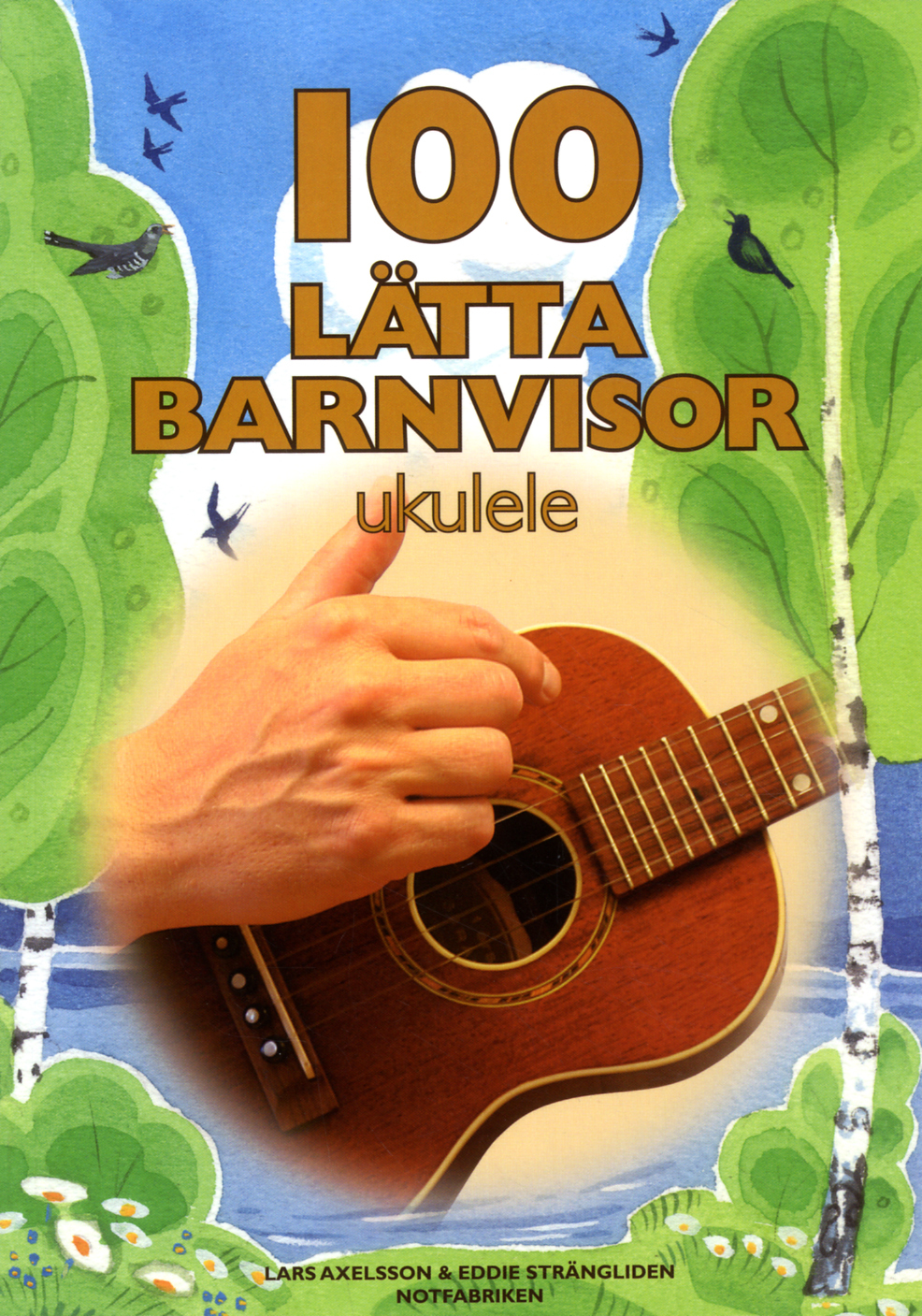 Omslag: 100 lätta barnvisor ukulele