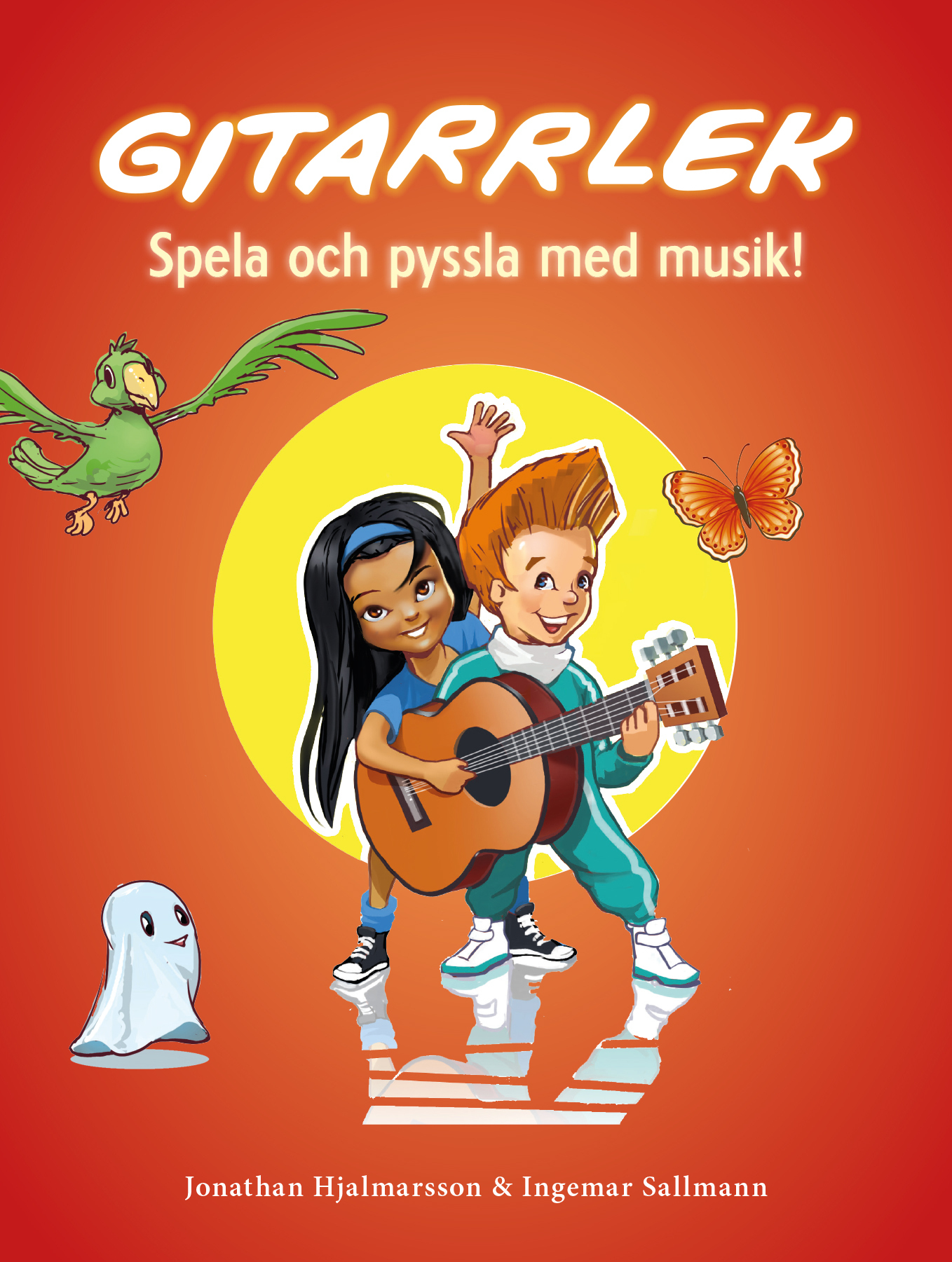 Omslag: Gitarrlek : spela och pyssla med musik