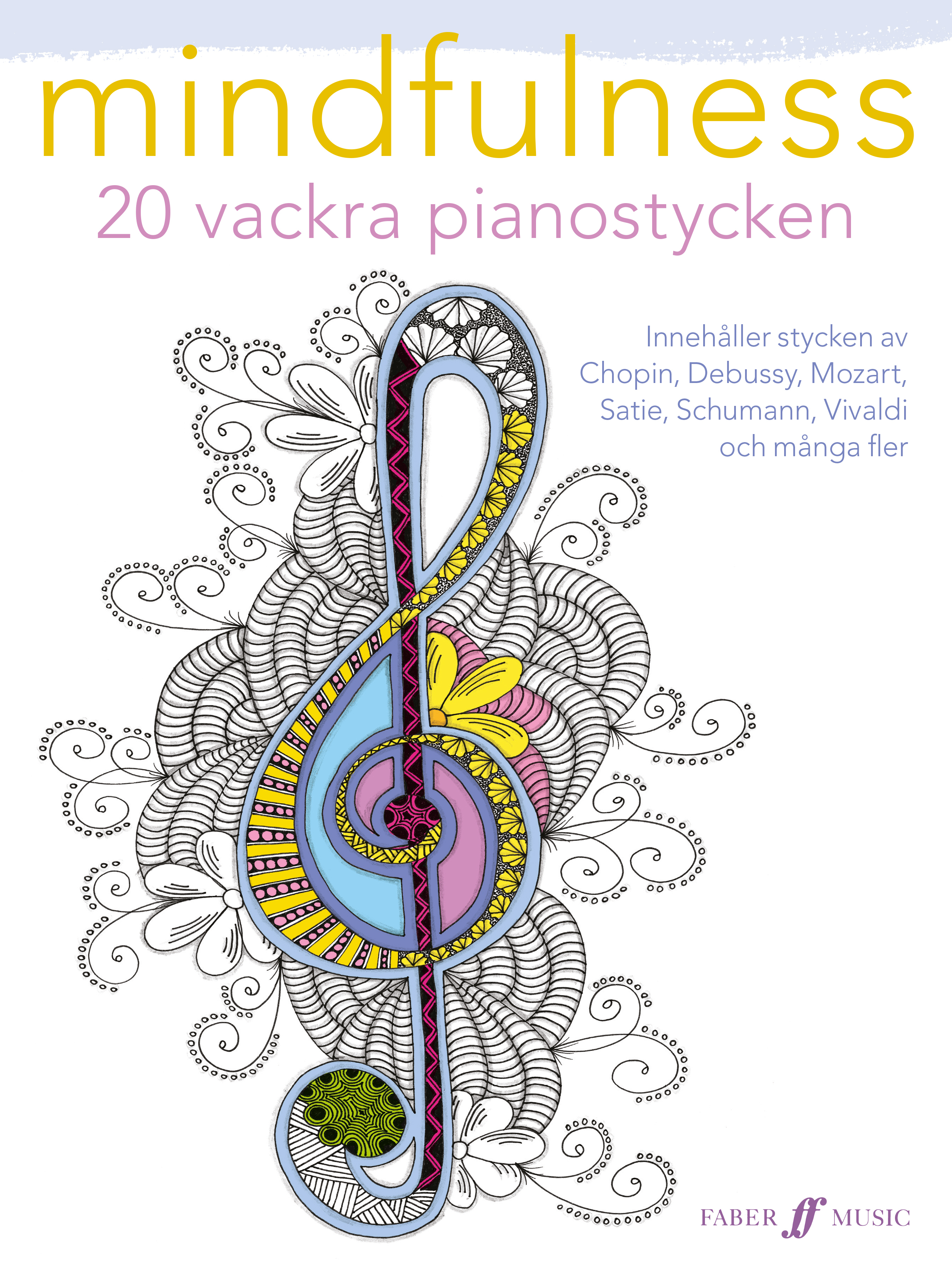 Omslag: Mindfulness : 20 vackra pianostycken