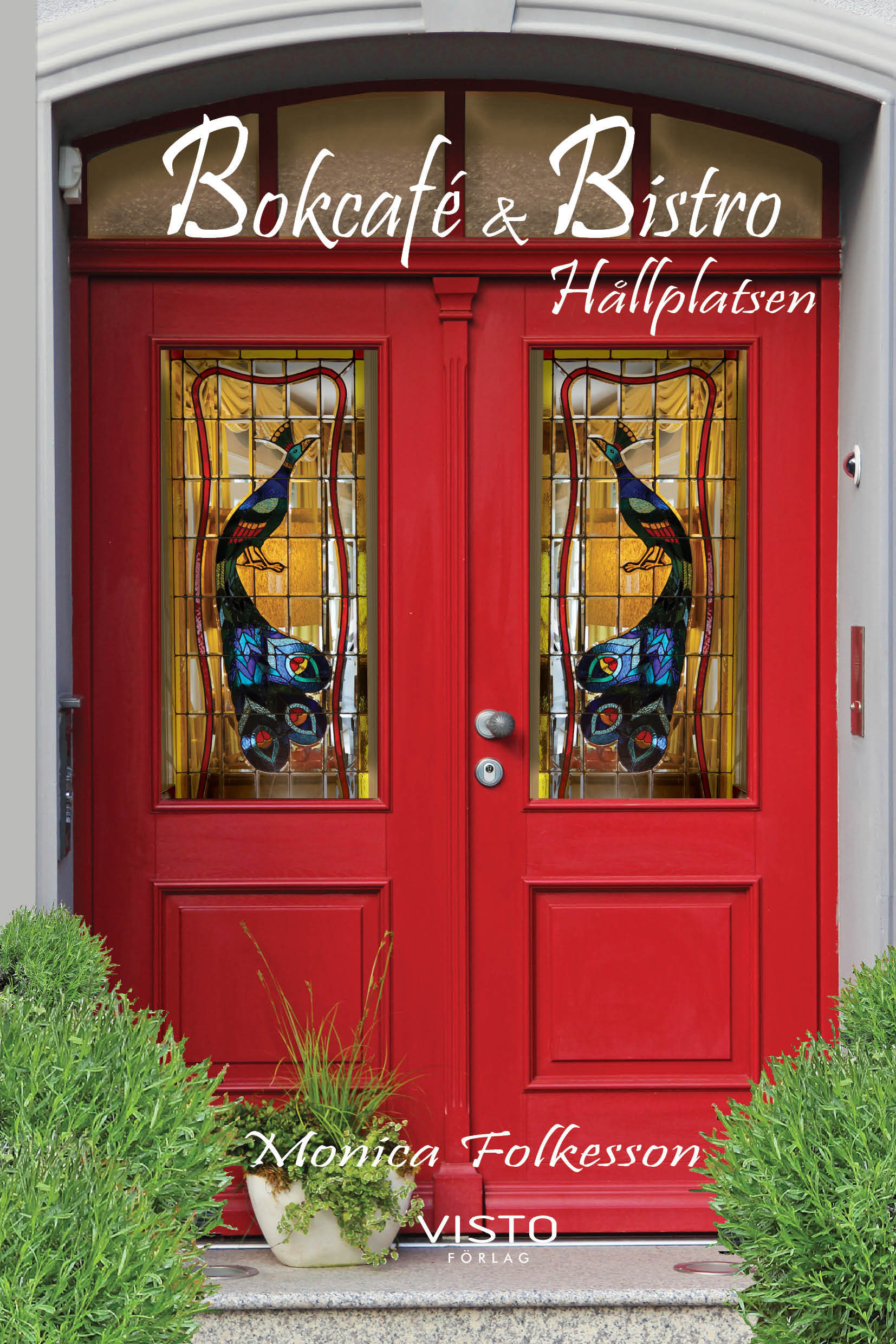 Omslag: Bokcafé & Bistro Hållplatsen