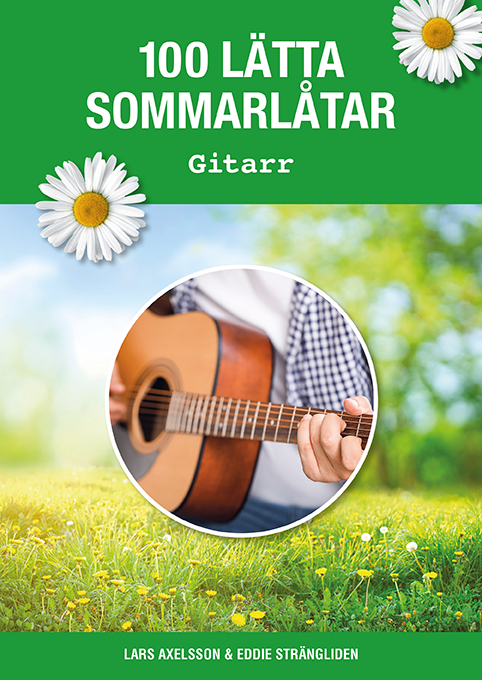 Omslag: 100 lätta sommarlåtar gitarr