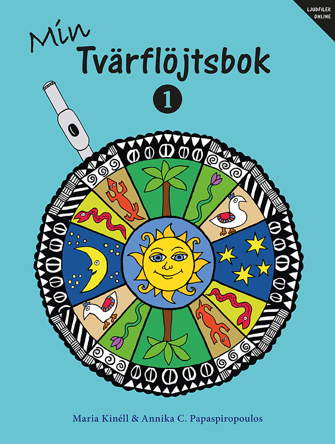 Omslag: Min tvärflöjtsbok 1 ljudfiler online