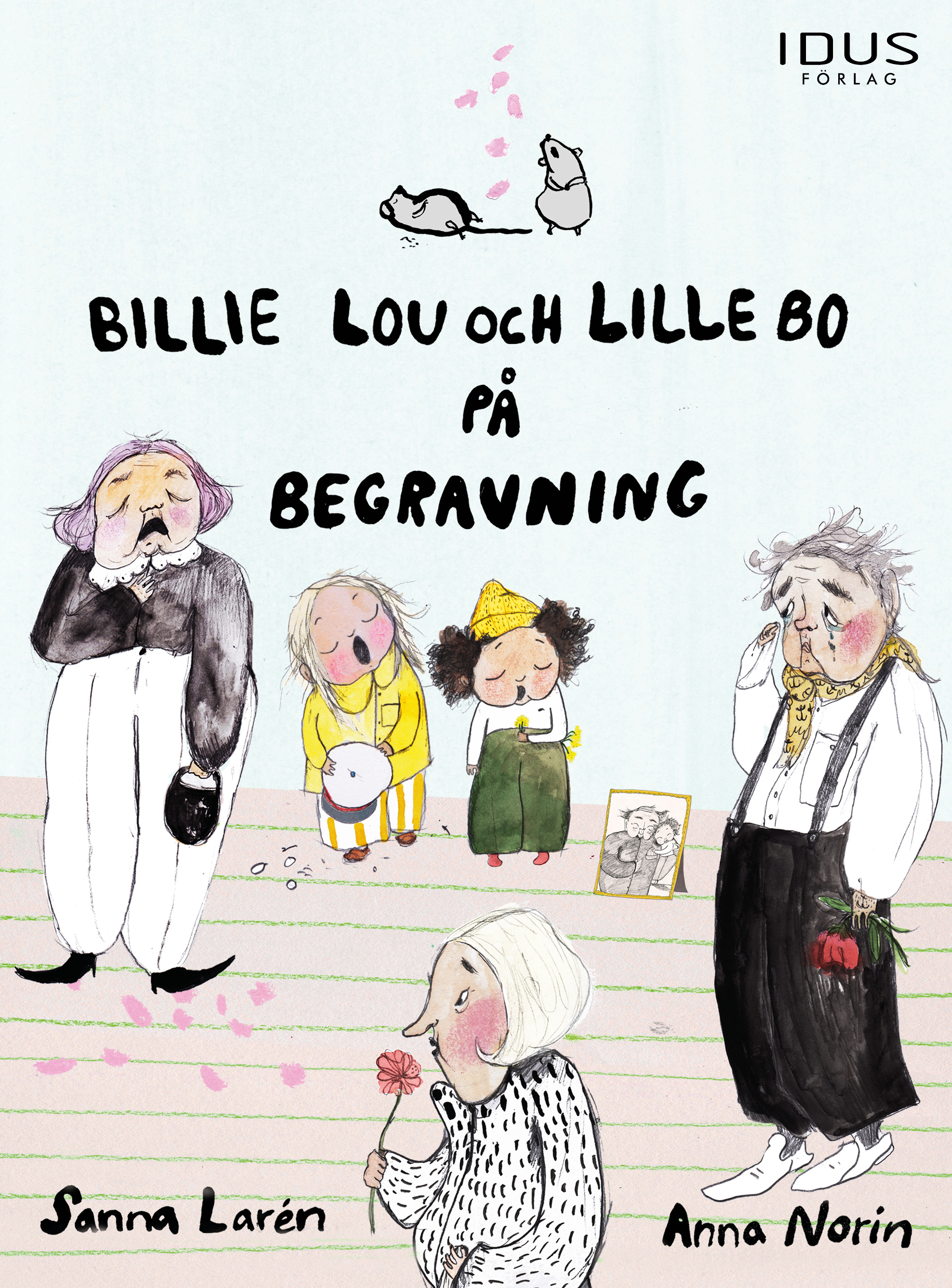 Omslag: Billie Lou och Lille Bo på begravning