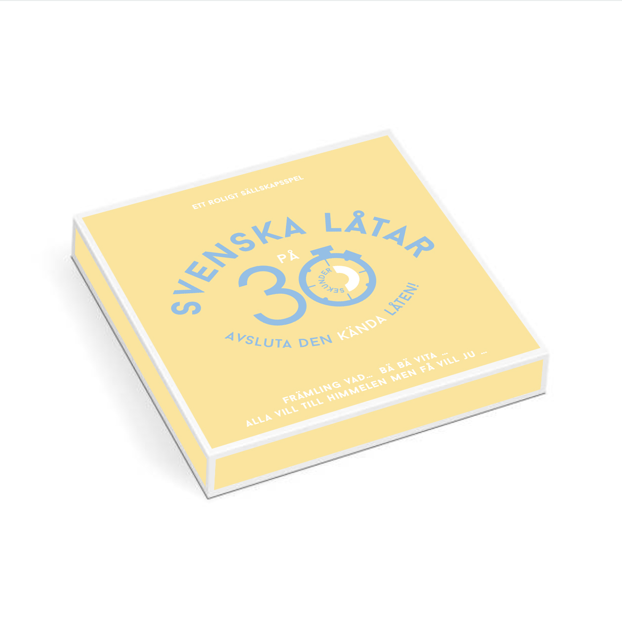 Omslag: Svenska låtar på 30 sekunder