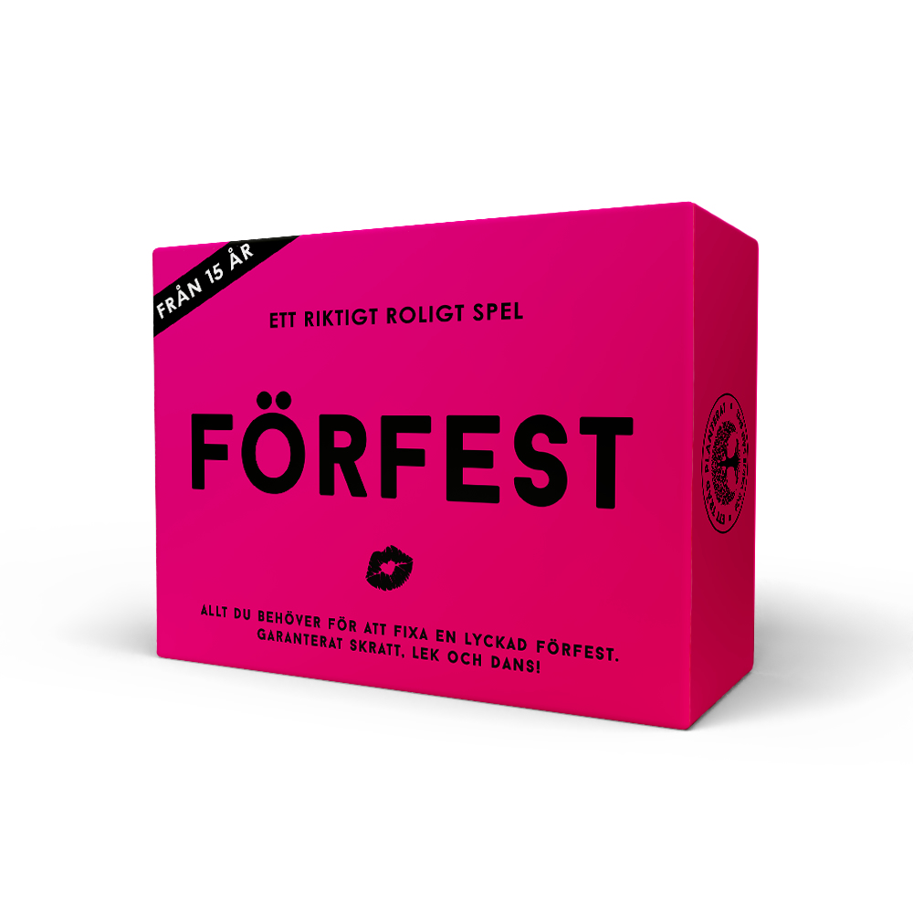 Omslag: Förfest : partyspel