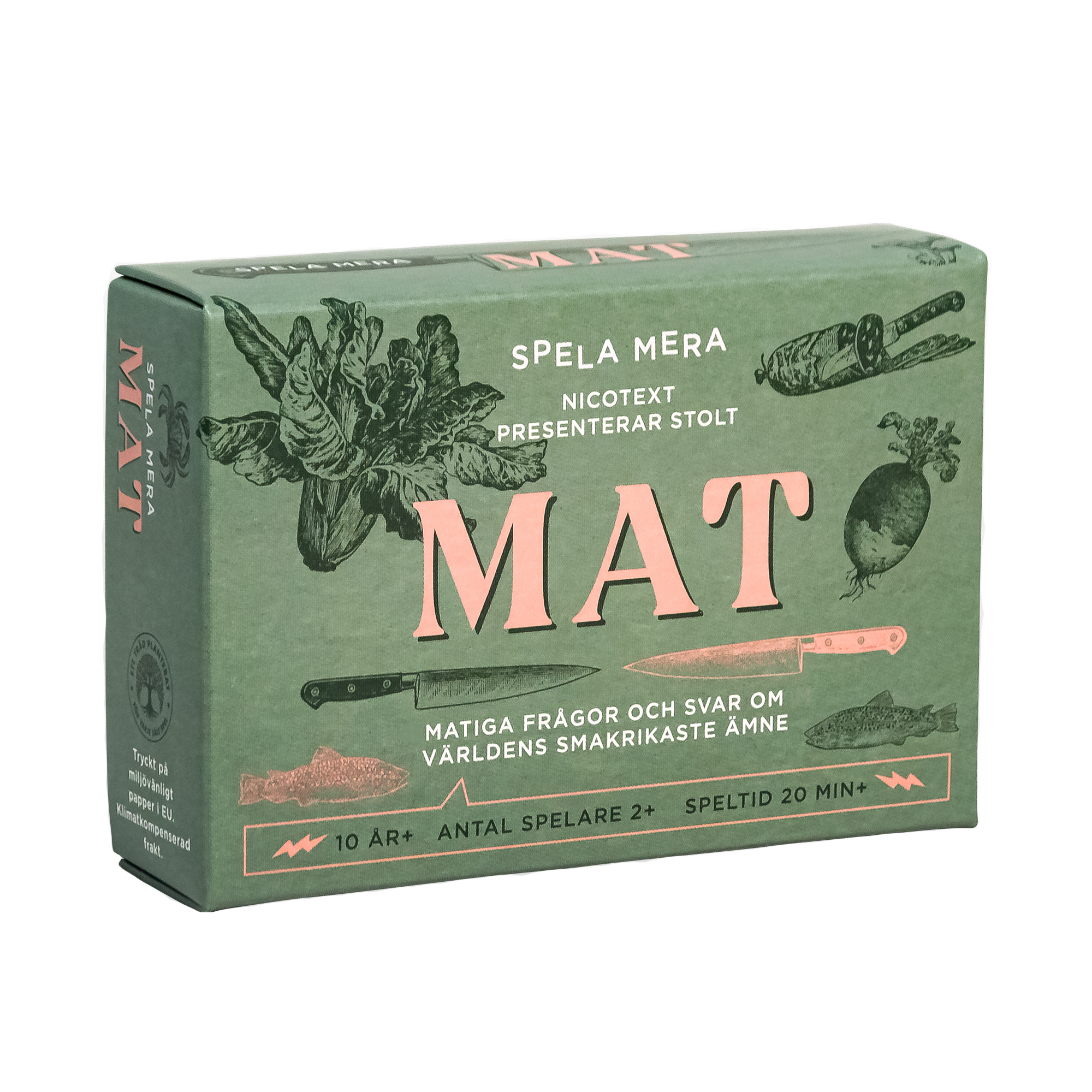 Omslag: Spela mera: Mat