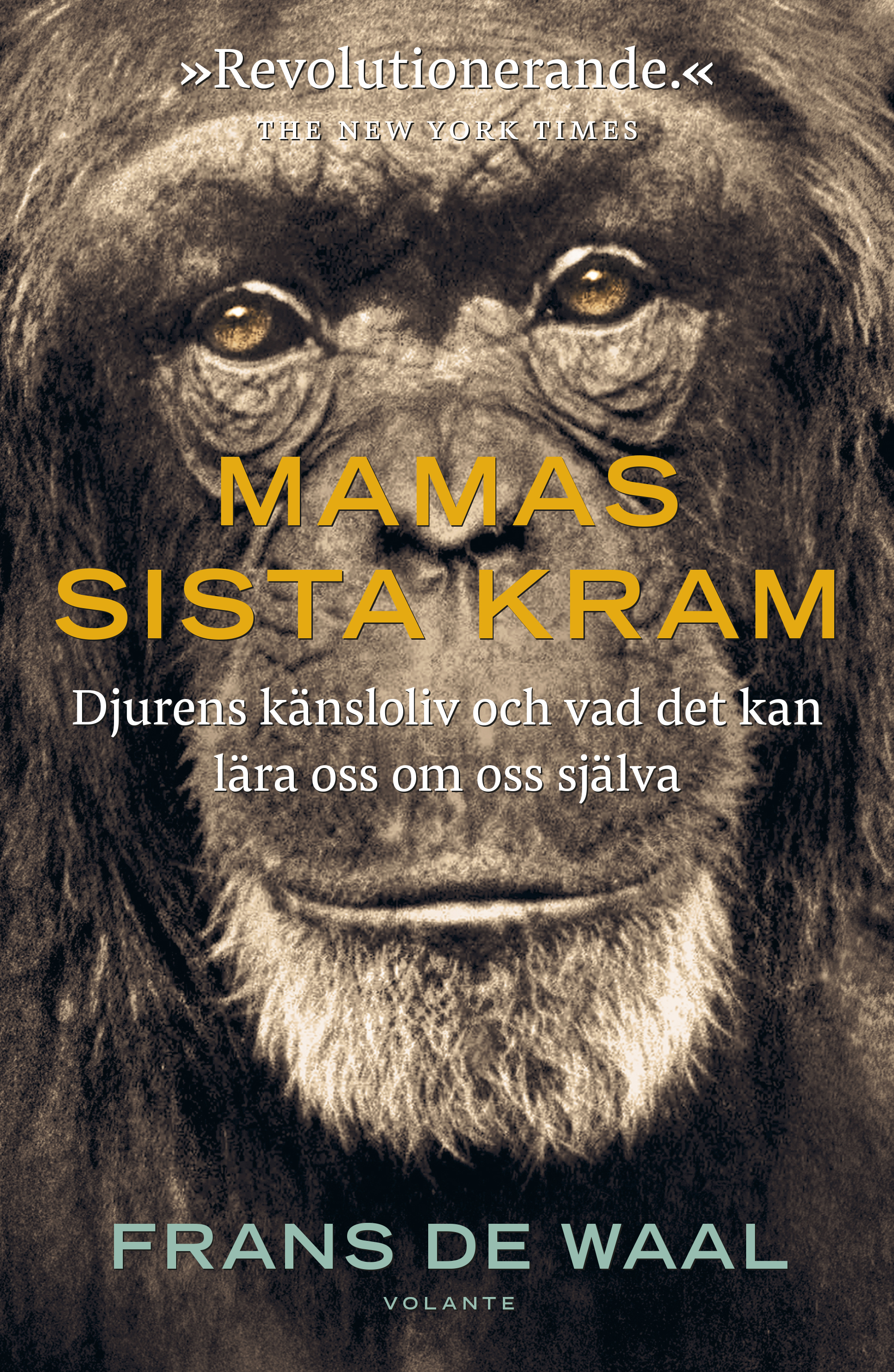 Omslag: Mamas sista kram : djurens känsloliv och vad det kan lära oss om oss själva