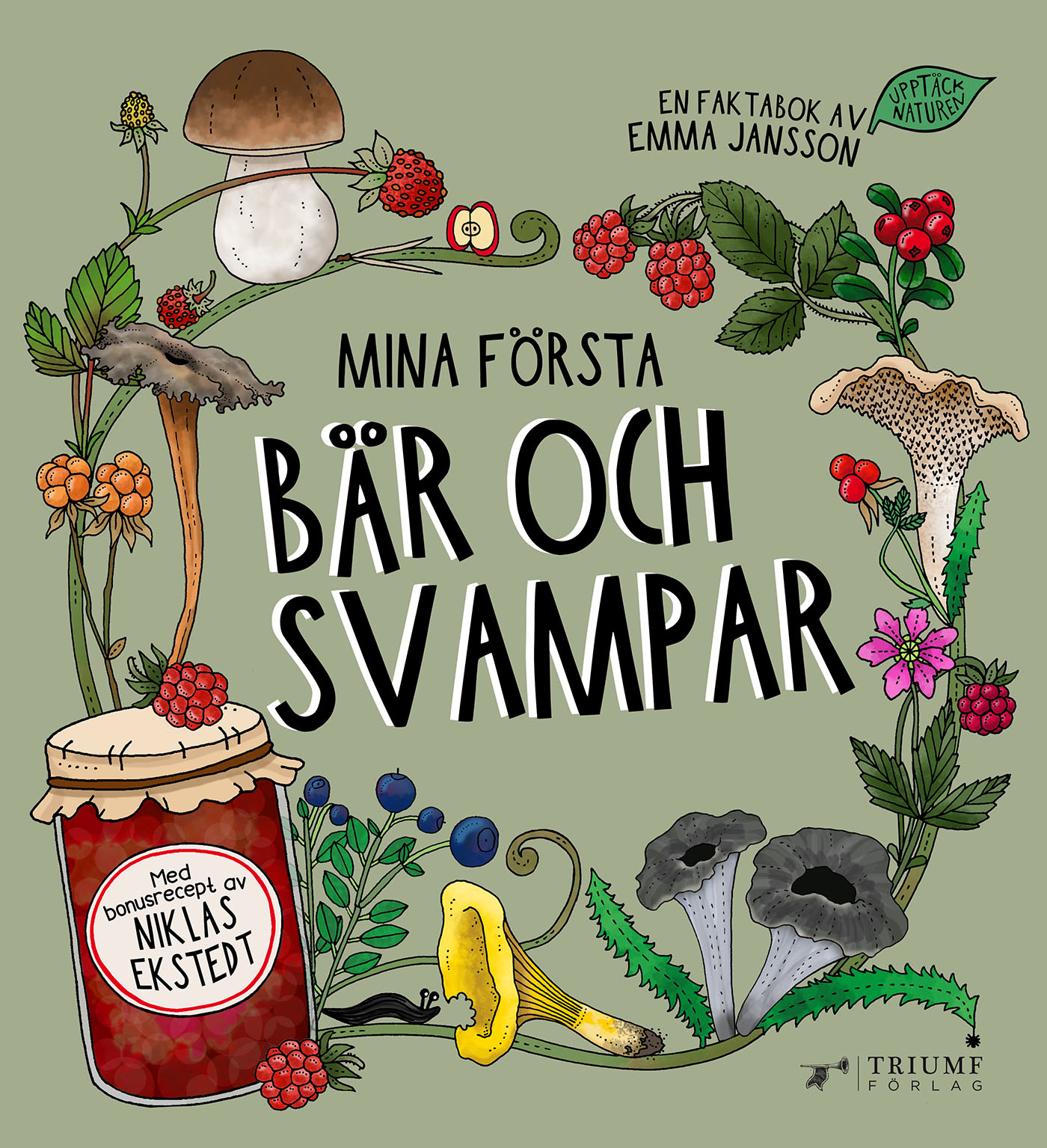 Omslag: Mina första bär och svampar
