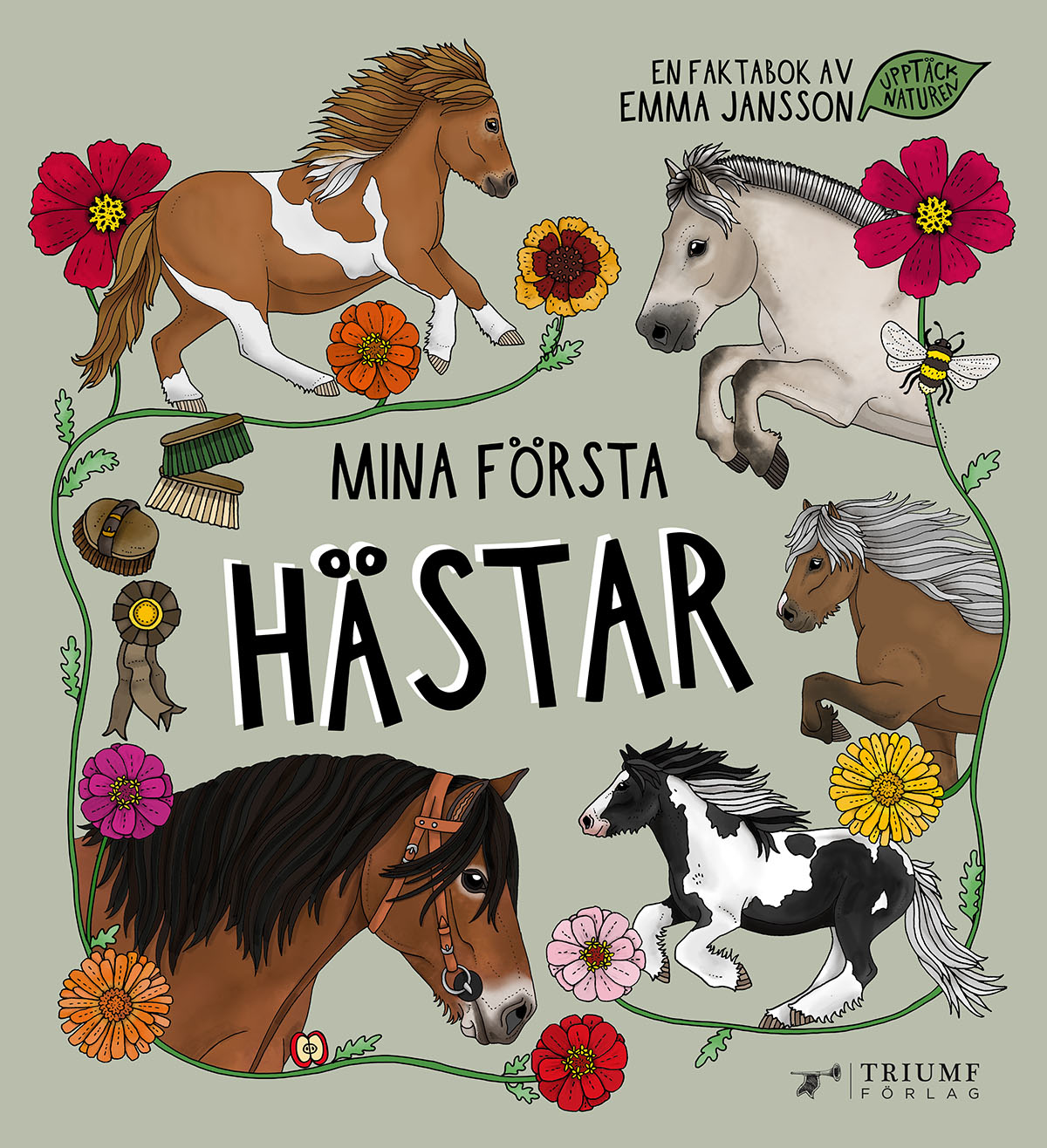 Omslag: Mina första hästar