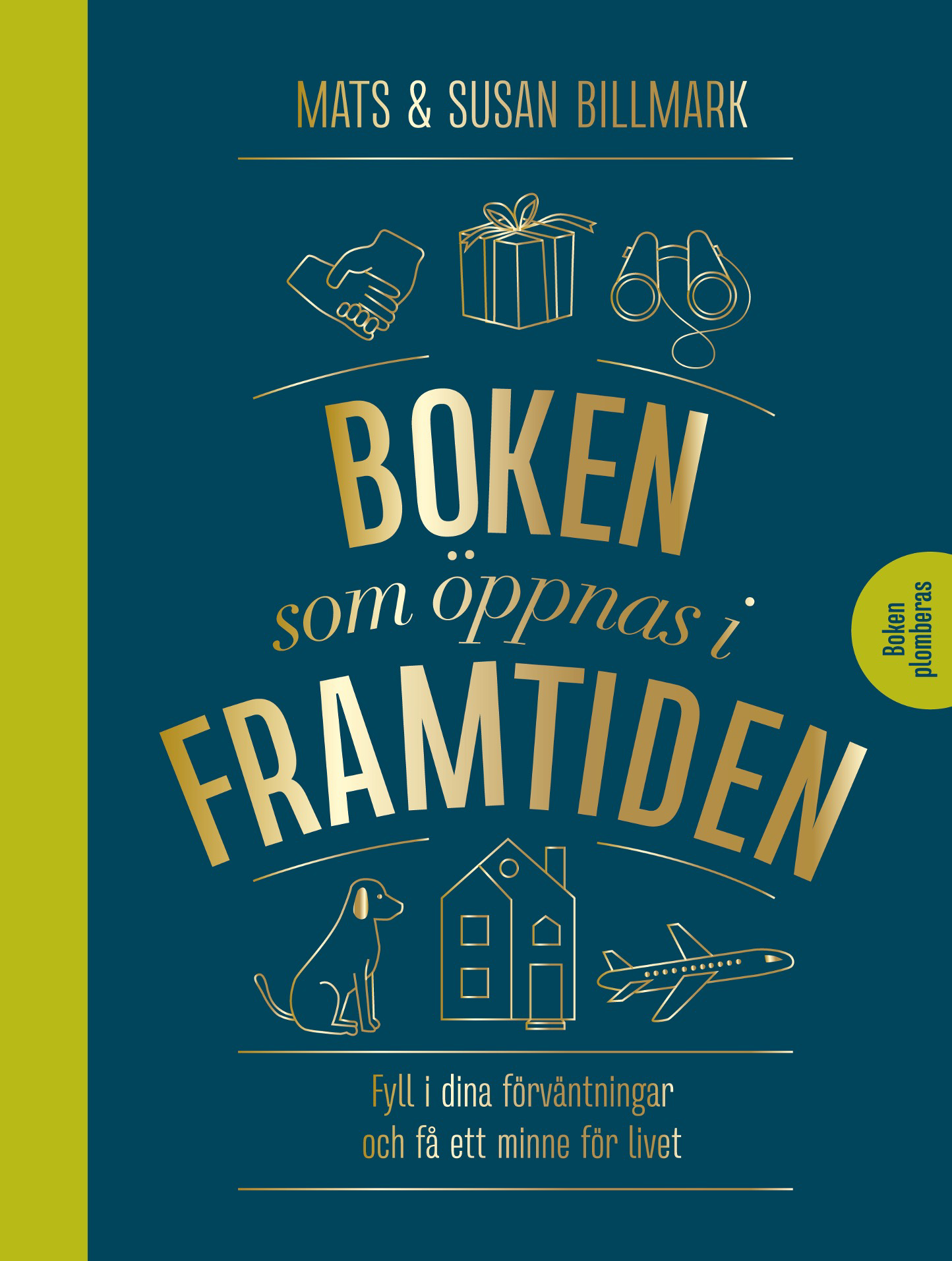 Omslag: Boken som öppnas i framtiden