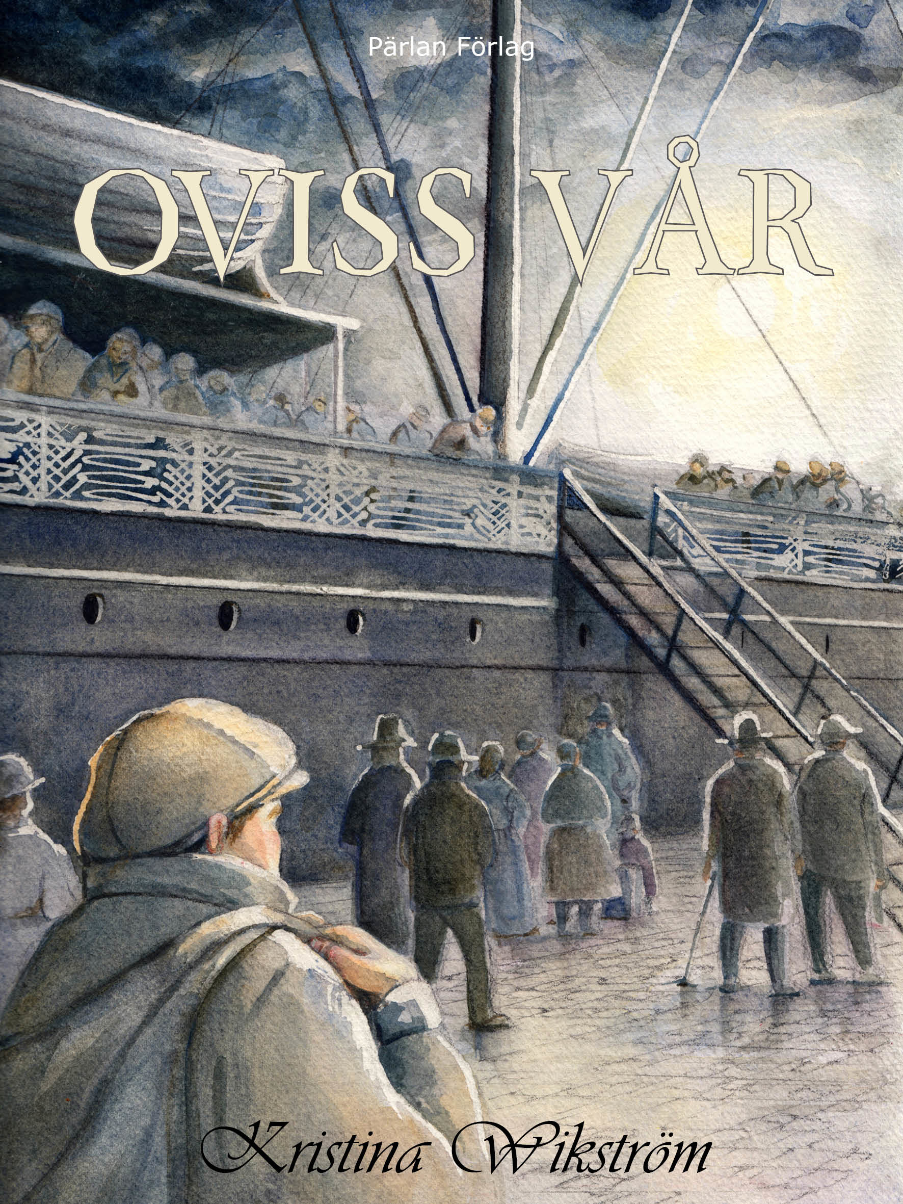 Omslag: Oviss vår