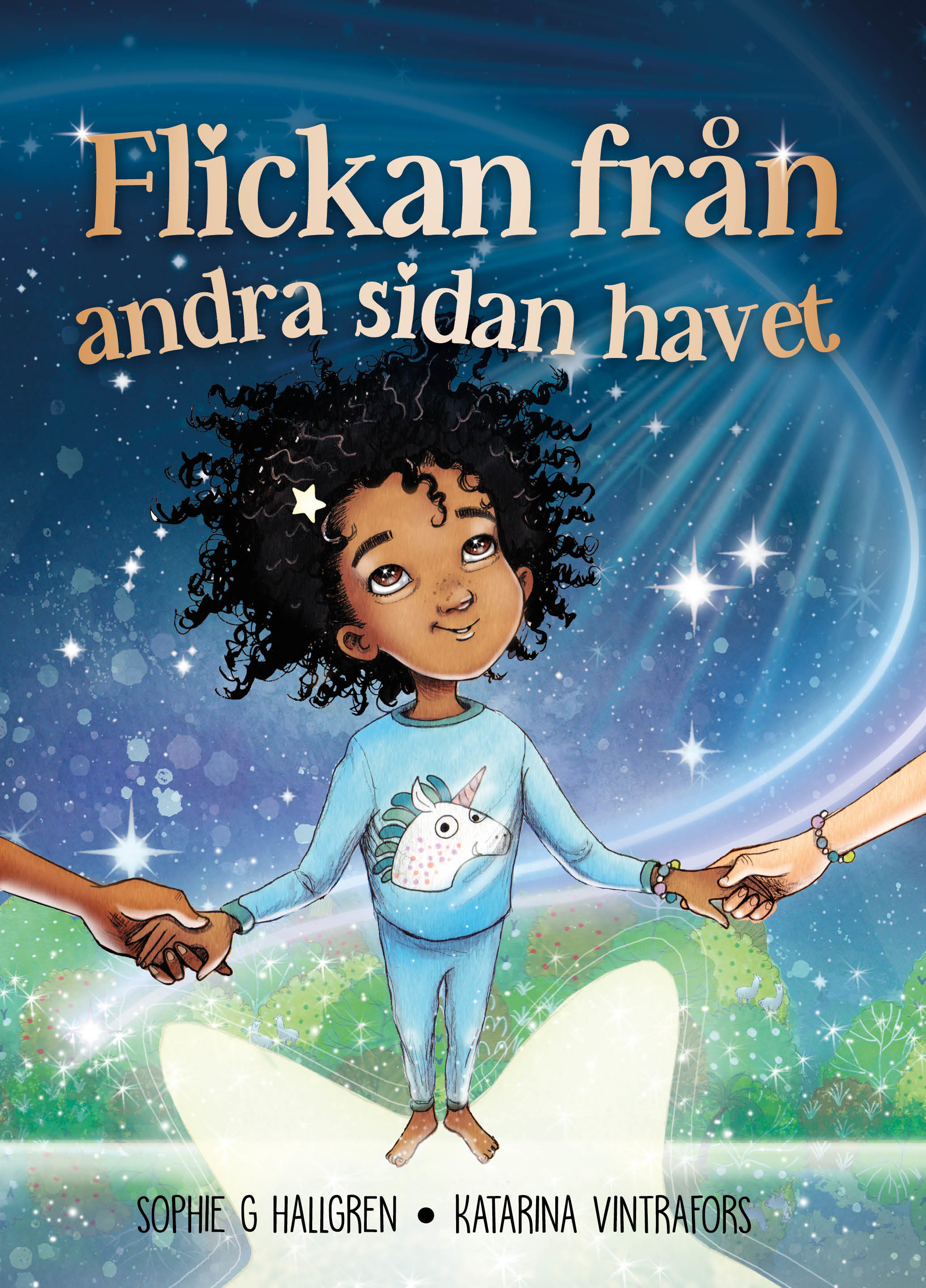 Omslag: Flickan från andra sidan havet