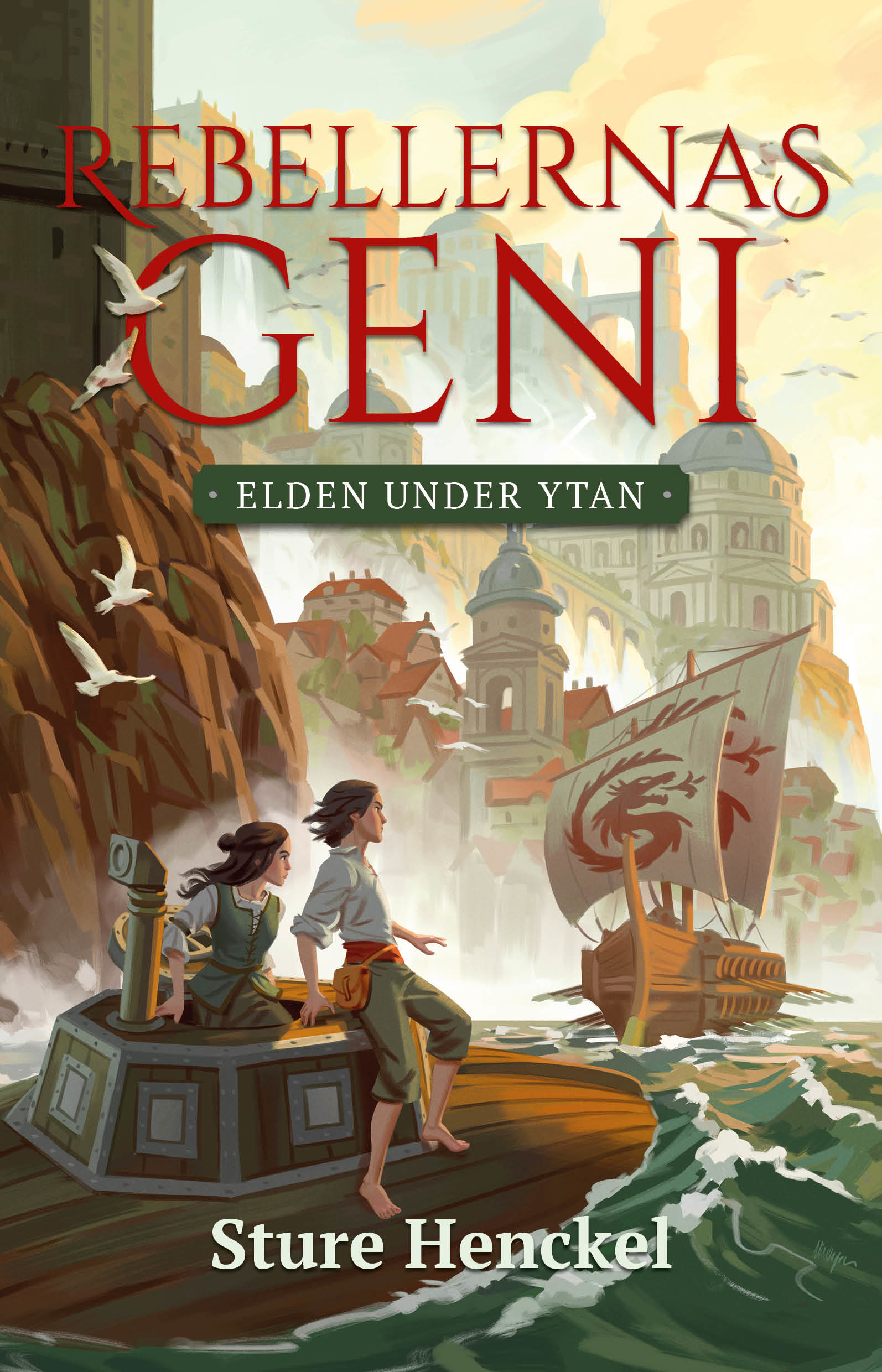 Omslag: Elden under ytan