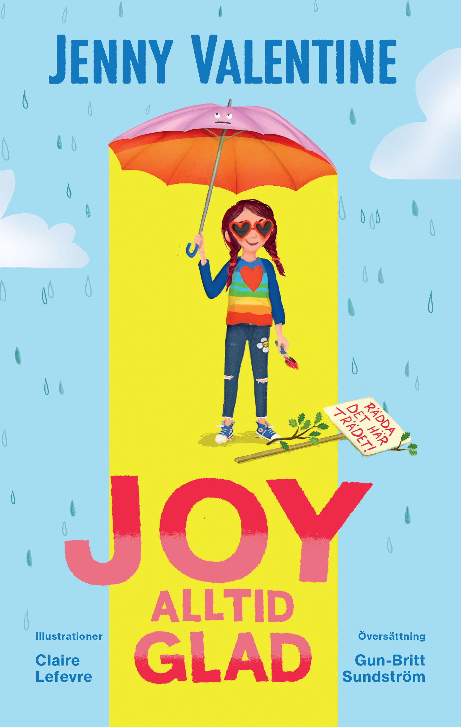 Omslag: Joy alltid glad