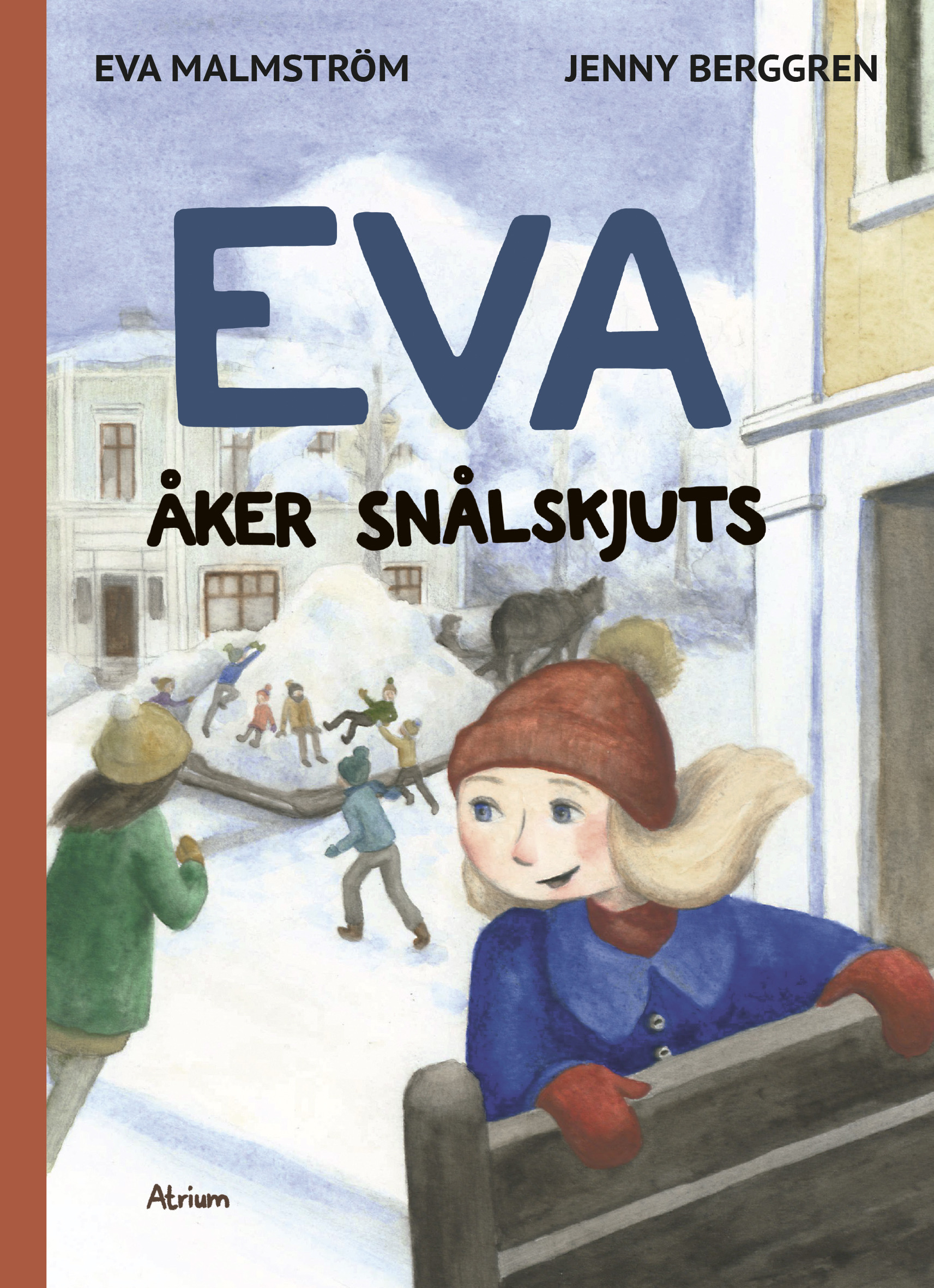Omslag: Eva åker snålskjuts