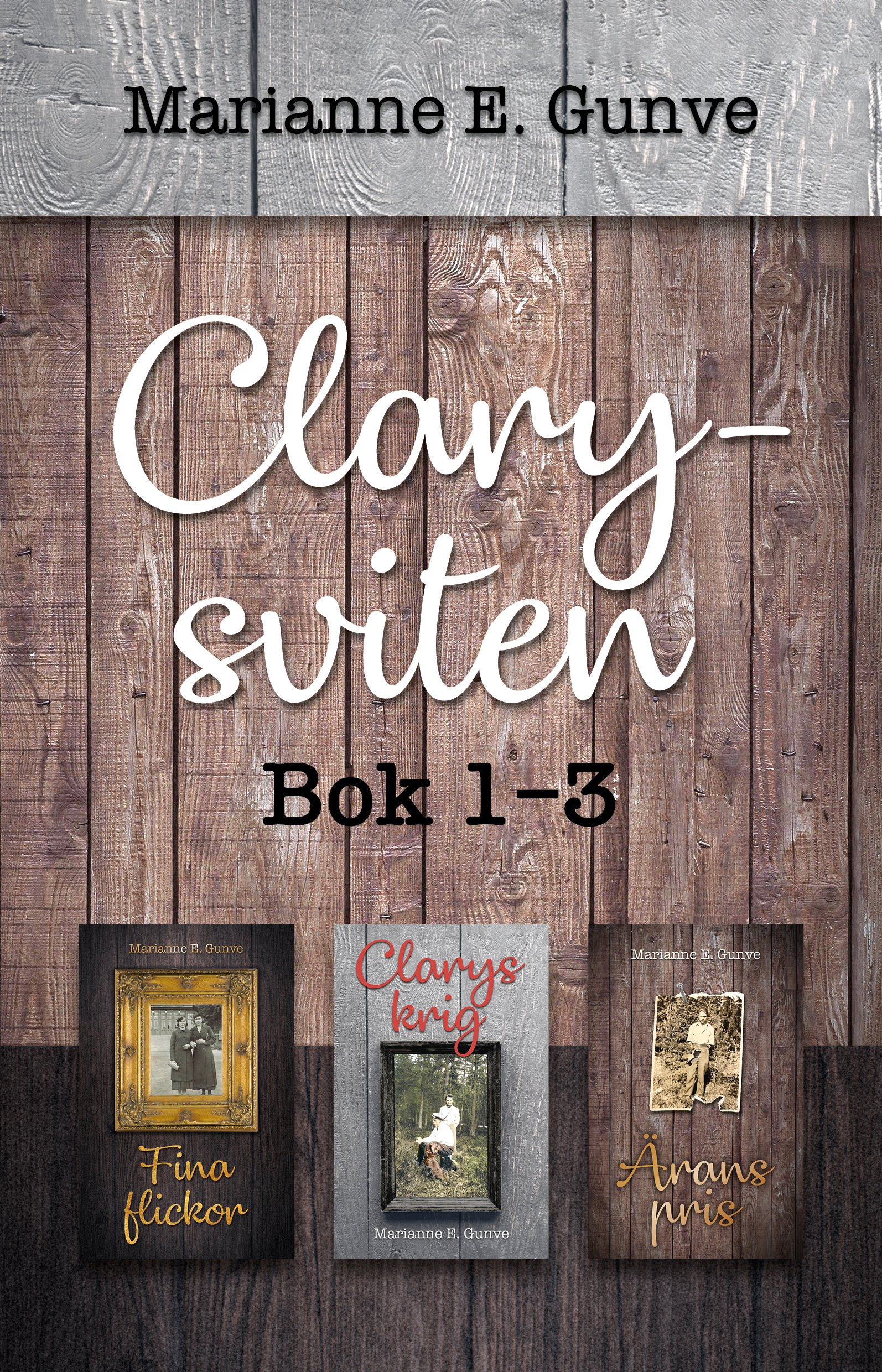 Omslag: Clary-sviten. Bok 1-3