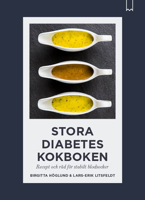 Omslag: Stora diabeteskokboken : recept och råd för stabilt blodsocker