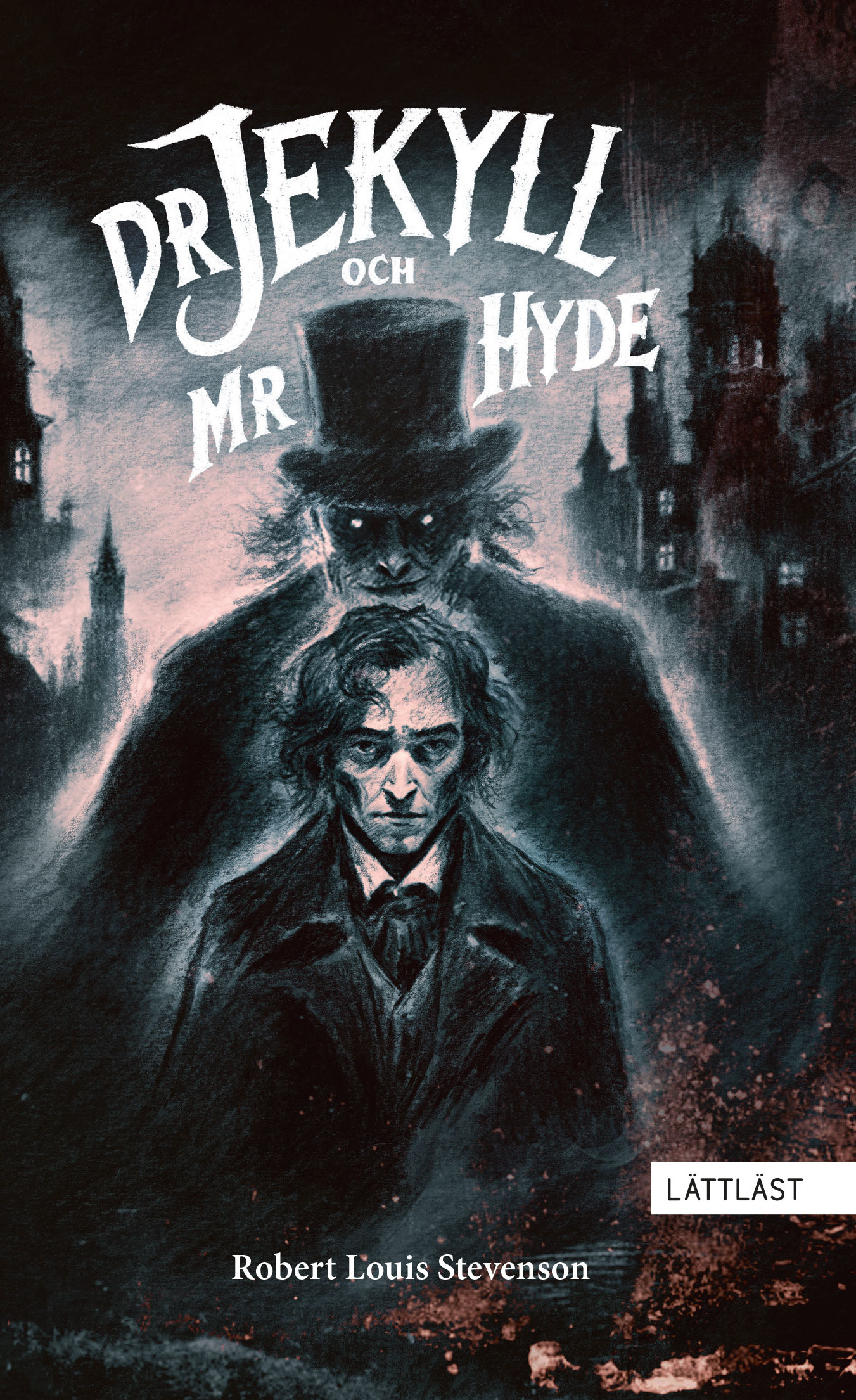 Omslag: Dr Jekyll och Mr Hyde (lättläst)