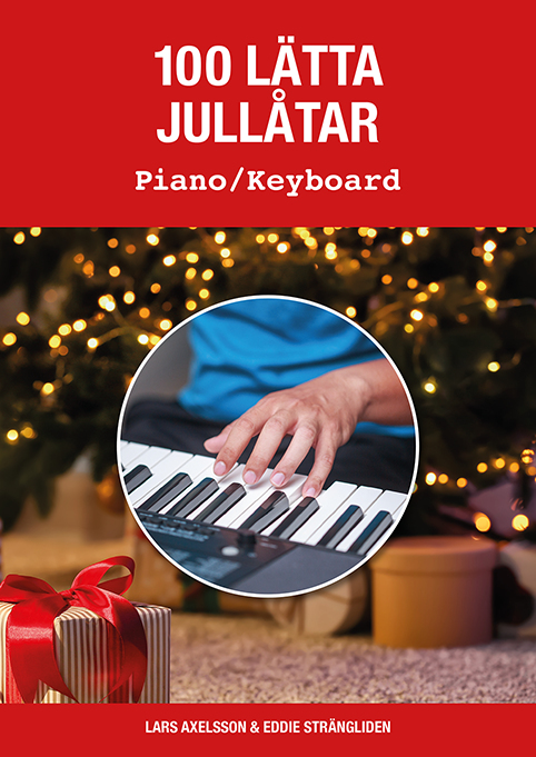 Omslag: 100 lätta jullåtar piano/keyboard