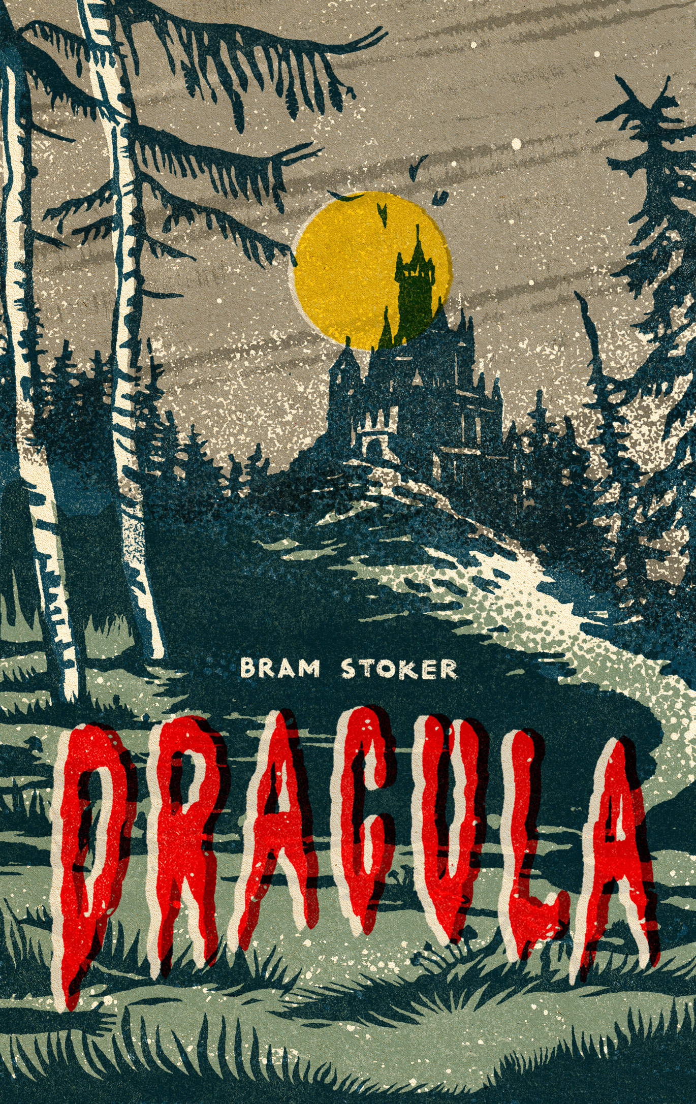 Omslag: Dracula (lättläst)