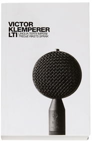 Omslag: LTI : tredje rikets språk : [lingua Tertii imperii] : en filologs anteckningsbok